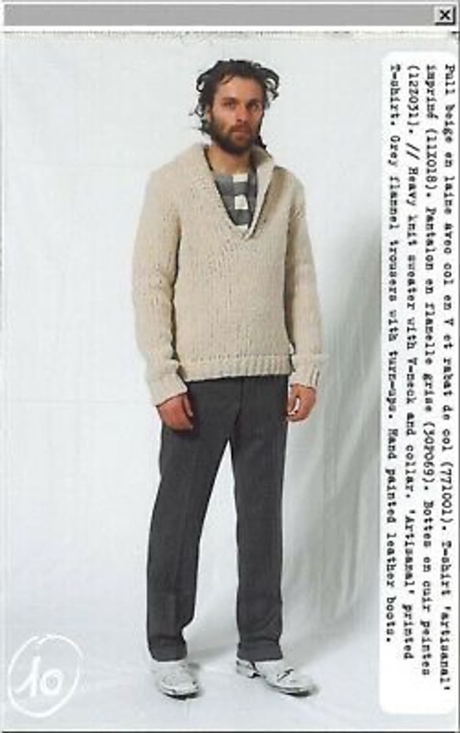 01AW Artisanal Trompe-l’œil Long sleeve 상품이미지3