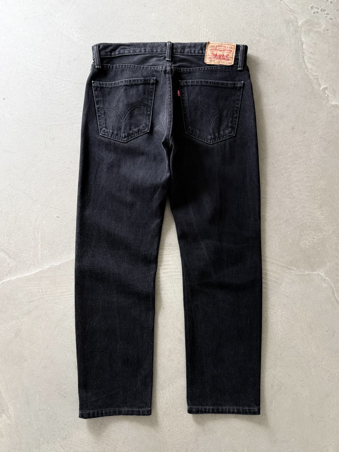 Levi's 505 Black Washing Denim Pants 상품이미지2