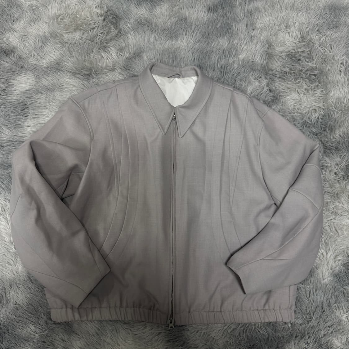 쿠어 투웨이 울 블루종 자켓 M사이즈  상품이미지4