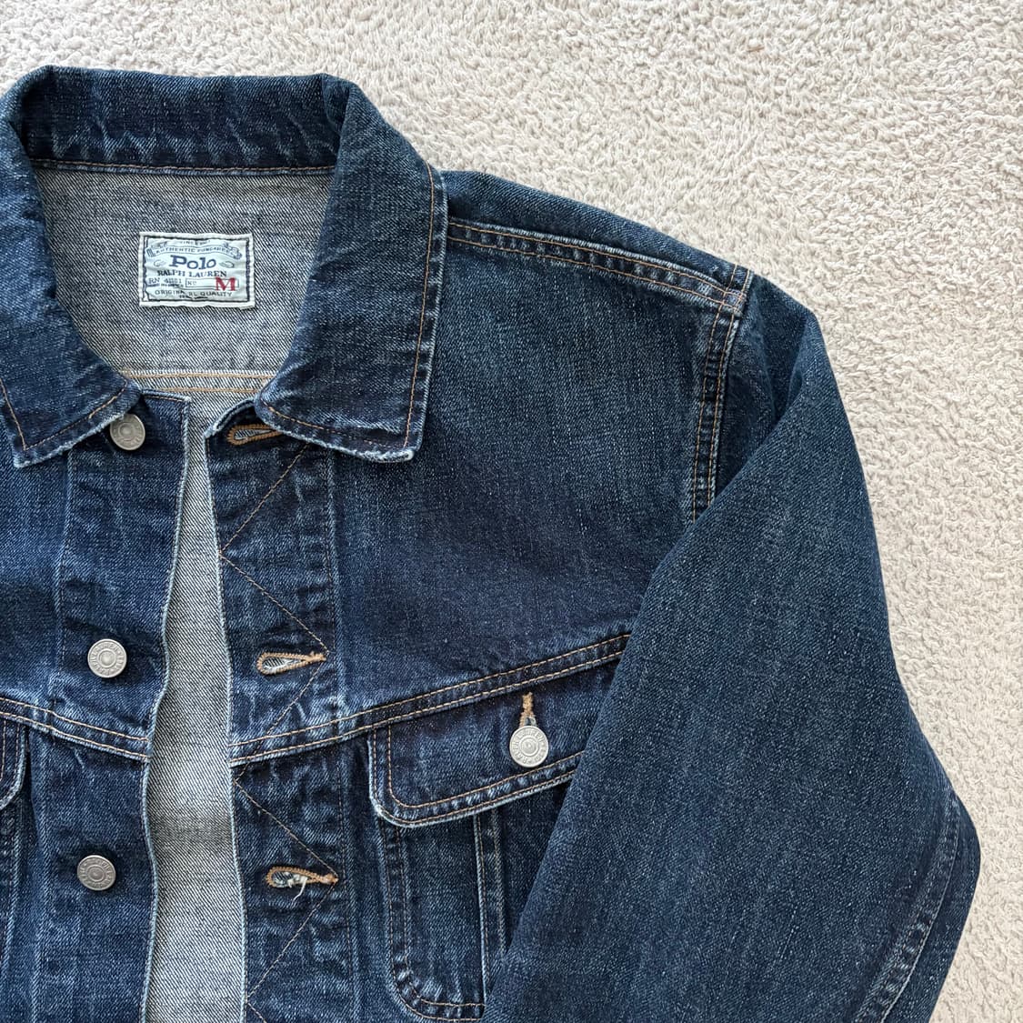 00‘s 폴로 랄프로렌 어센틱 type lll 트러커 데님자켓 상품이미지2