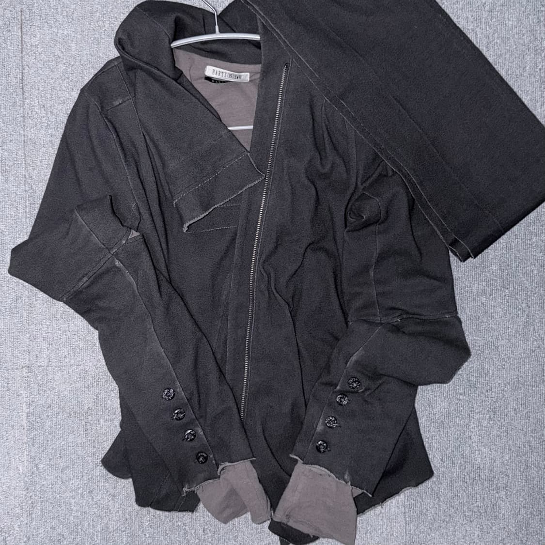 [2] Harteordemn Asym scarf jacket 상품이미지2