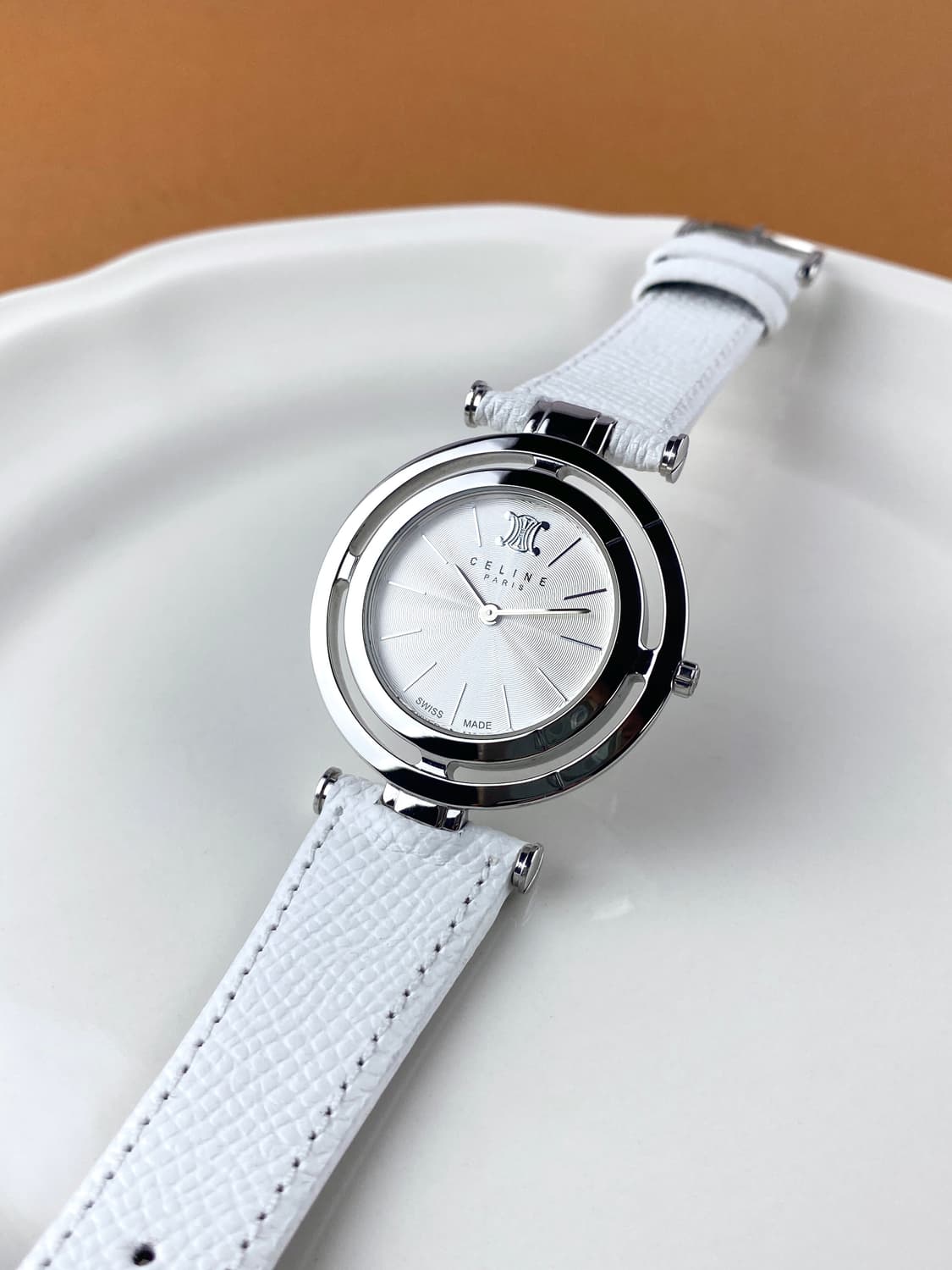 CELINE round steel watch UNISEX 상품이미지4