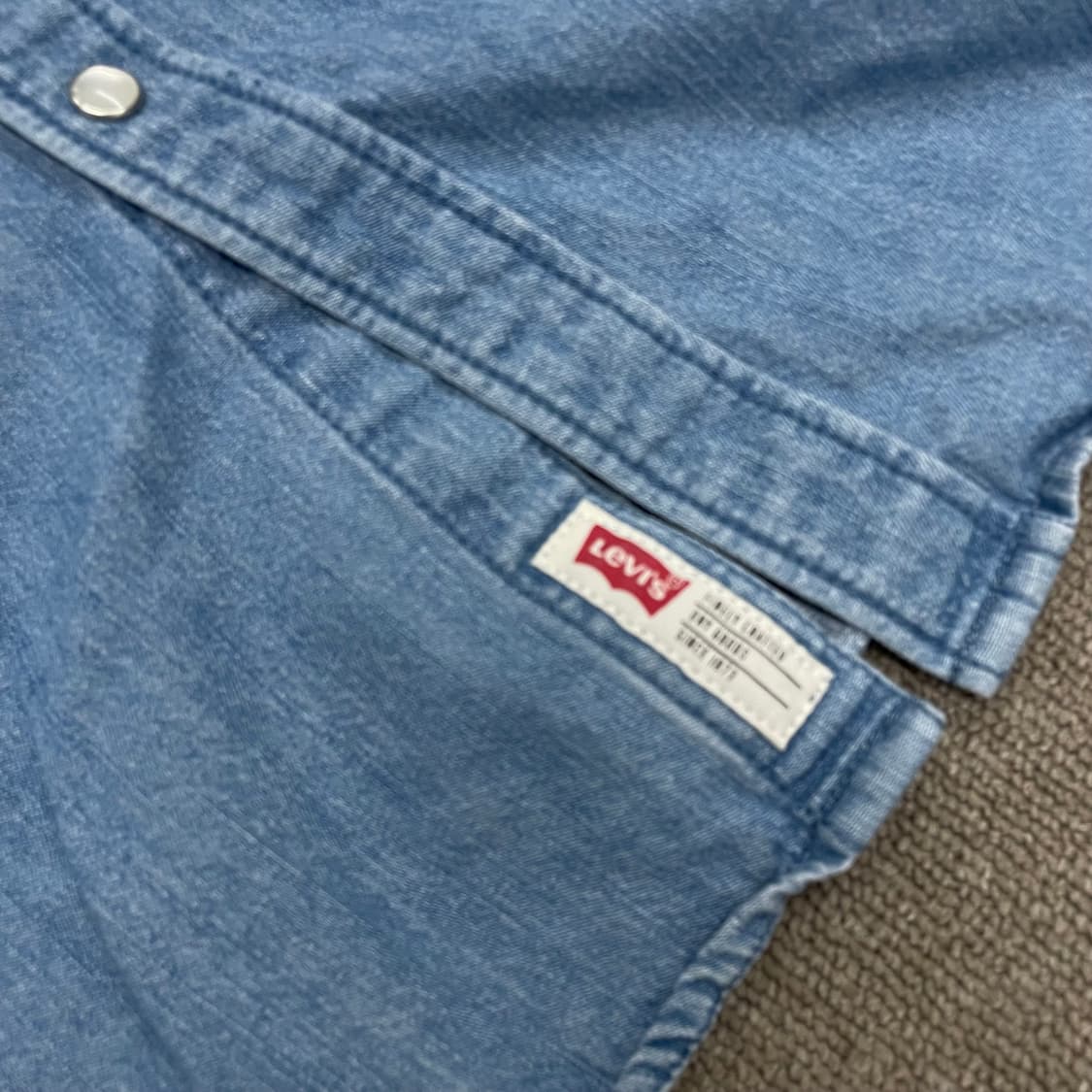 levis 리바이스 웨스턴 데님셔츠 m 상품이미지4