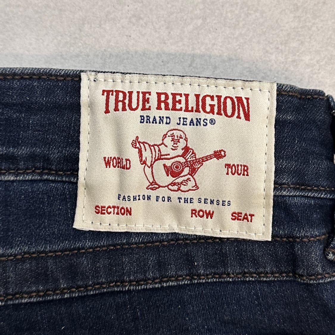 트루릴리전 섹션 스트레이트 데님팬츠 상품이미지3