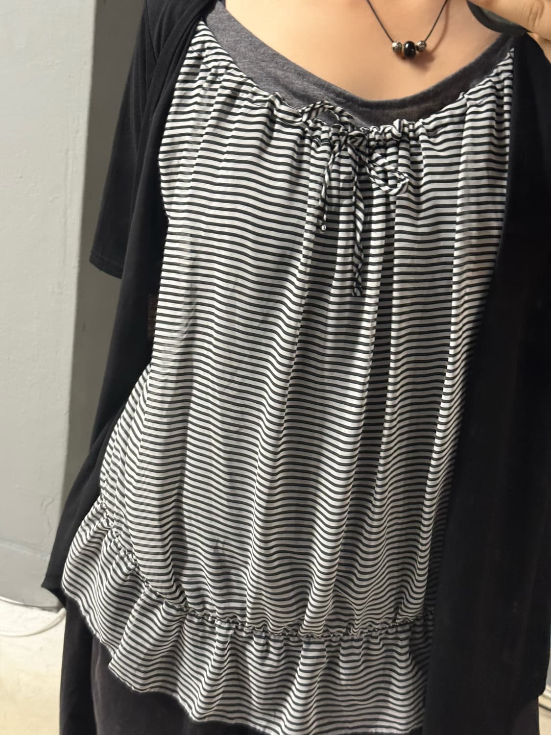 3-layered detail cardigan top  상품이미지4