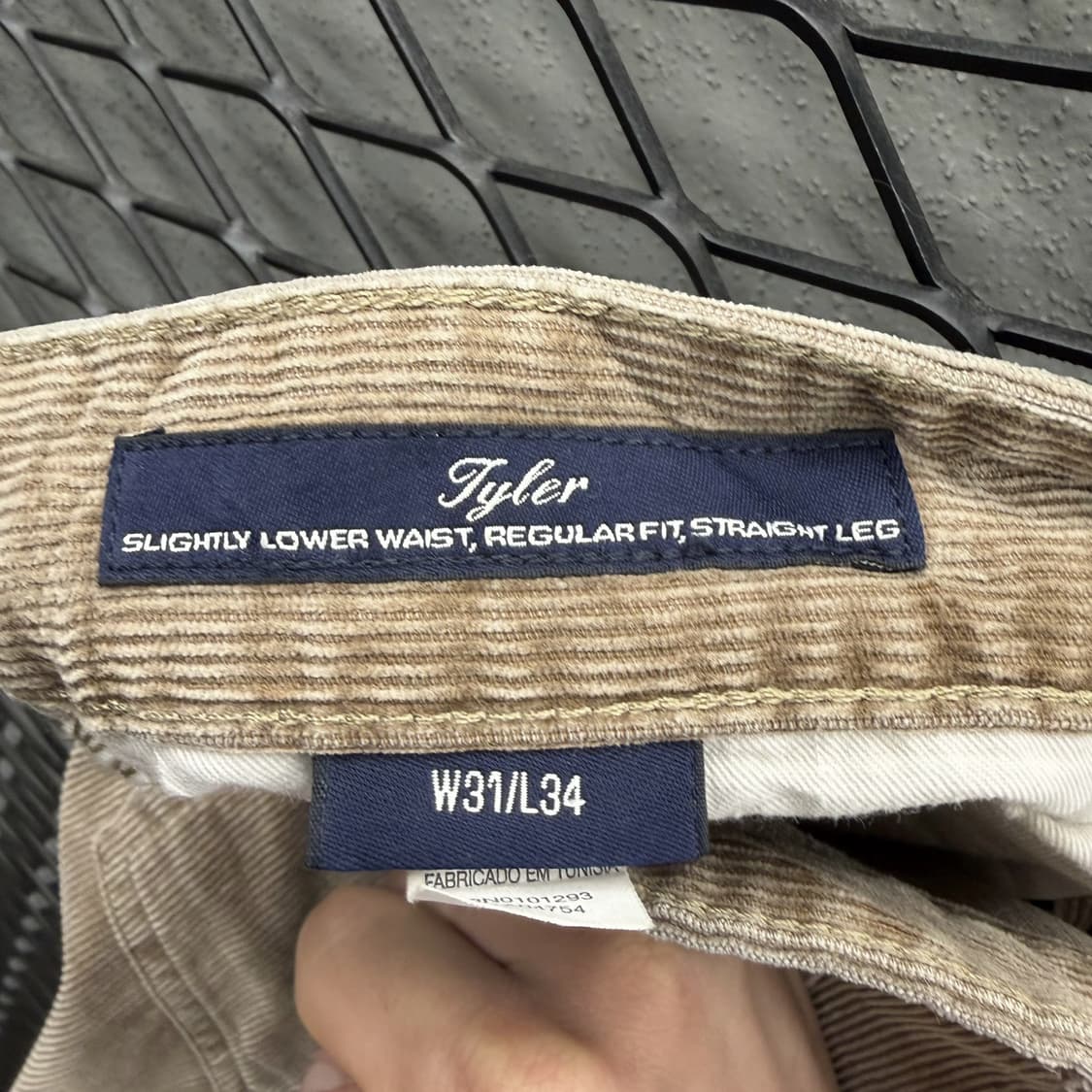 간트 스트레이트 코듀로이 팬츠 세미 로우라이 디테일 베이지 상품이미지7