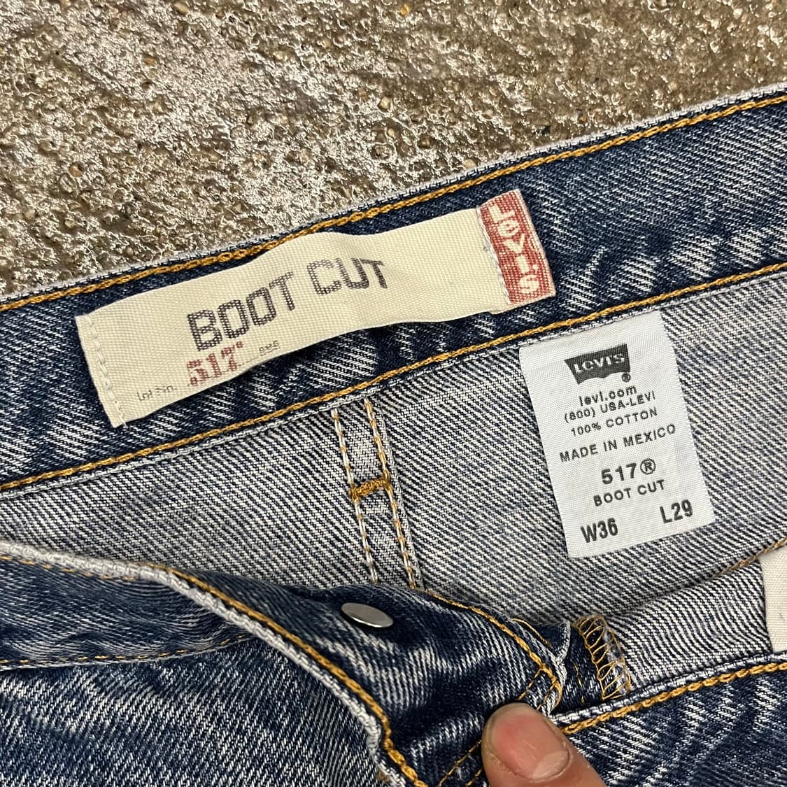 00s Levis517 데님 부츠컷 (35“) 상품이미지7