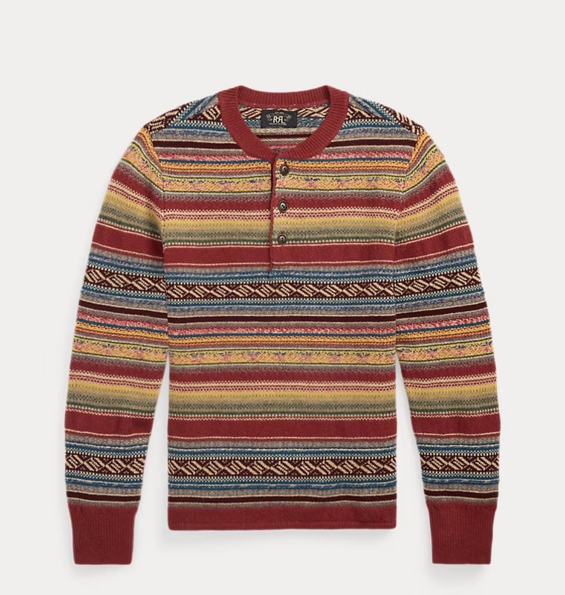 RRL 울블렌드 헨리넥 스위터 L 상품이미지1