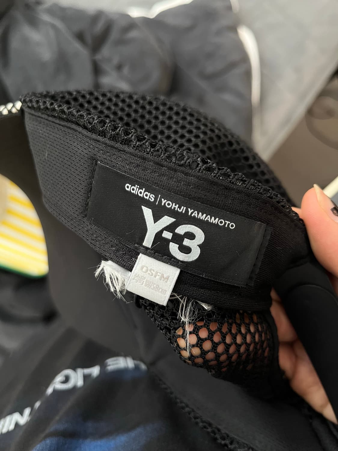 Y-3 요지 야마모토 메쉬 트러커캡 화이트 상품이미지3