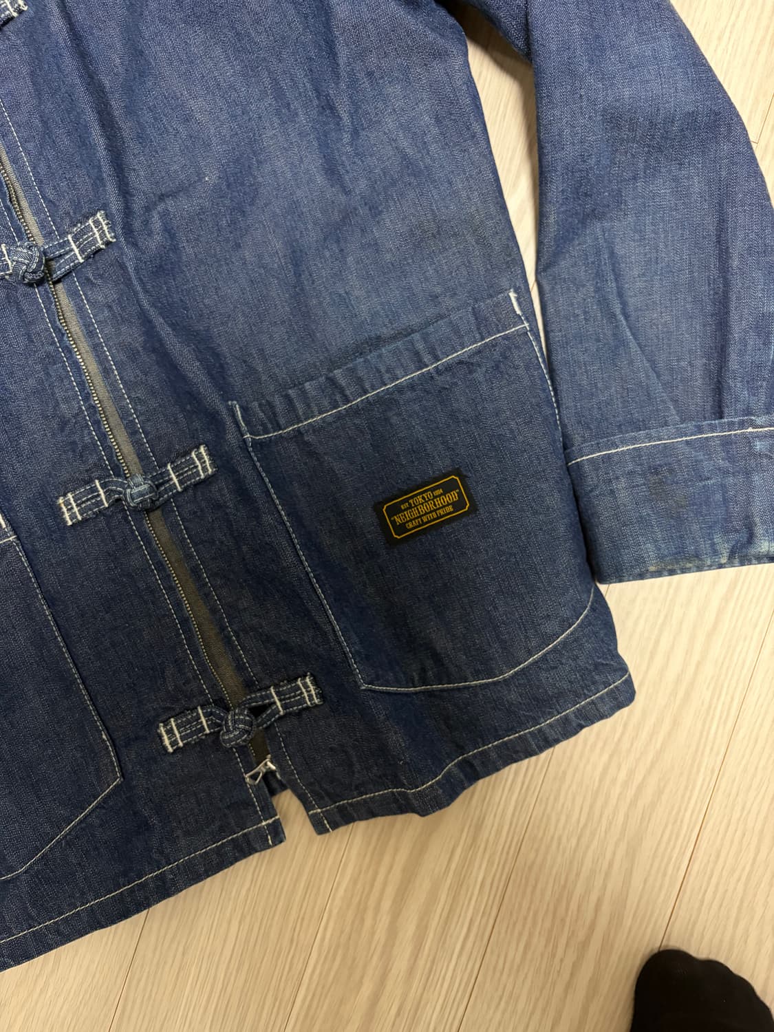 네이버후드 쿵푸 데님 자켓 상품이미지3