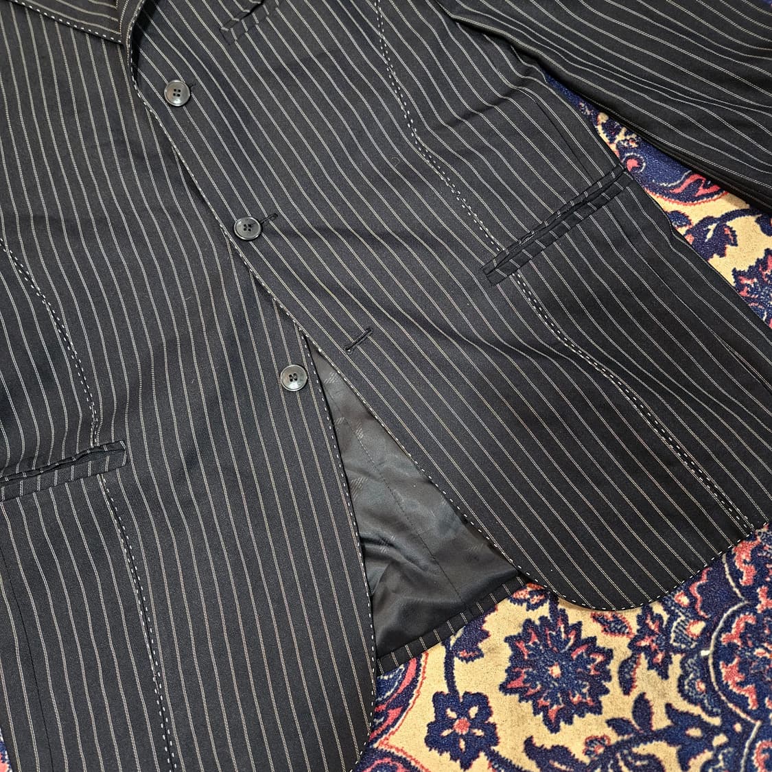 조르지오 아르마니 빈티지 파워숄더 3버튼 블레이져 50size 상품이미지3