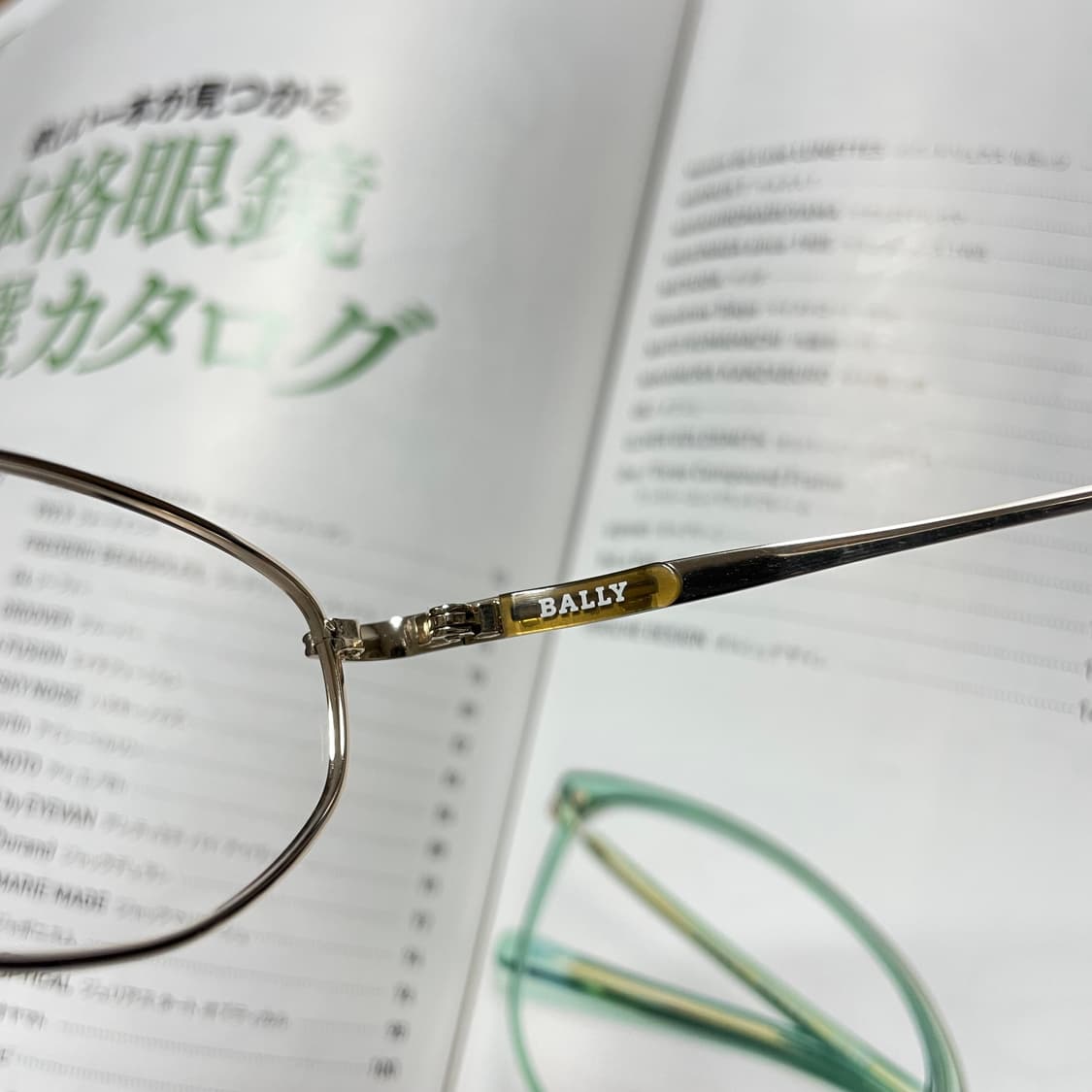 BALLY 발리 명품 골드 티타늄 일본 안경 상품이미지5