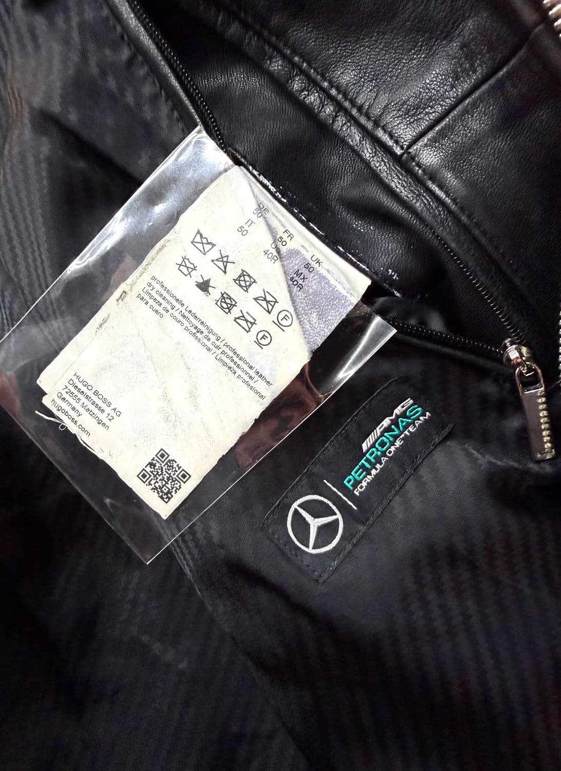 50/ 휴고보스X메르세데스 AMG 페트로나스 F1 램스킨 나파레더 재 상품이미지10