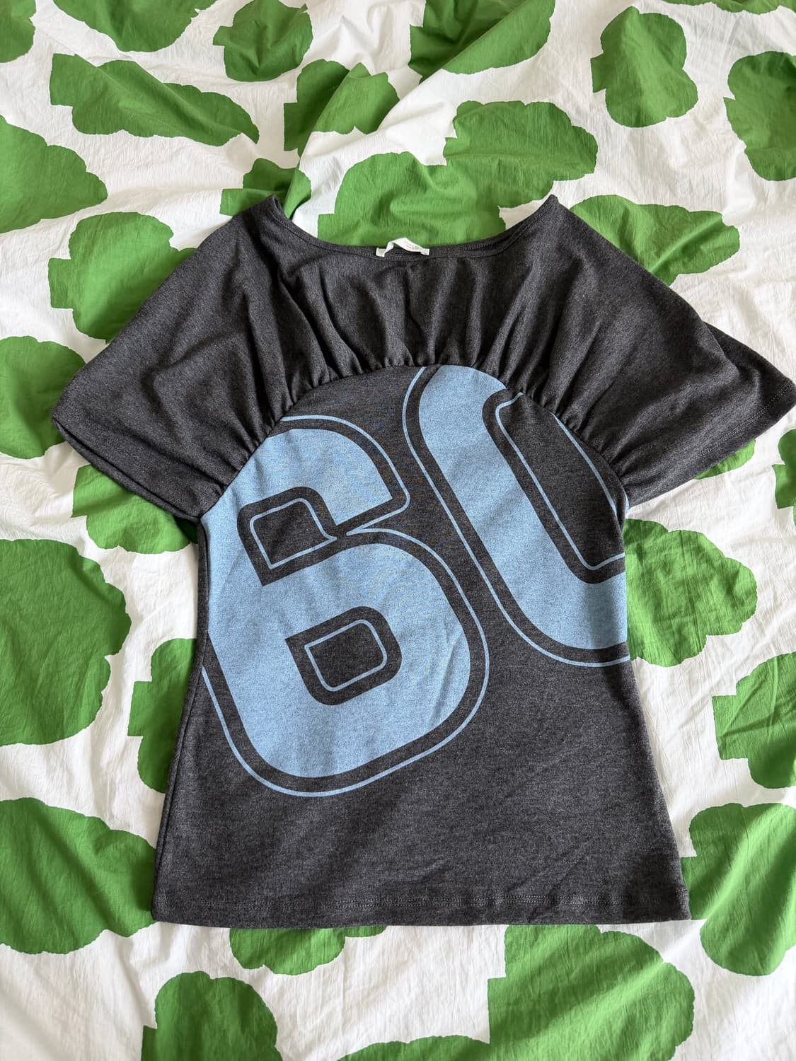 zara GATHERED NUMBER T-SHIRT 상품이미지3