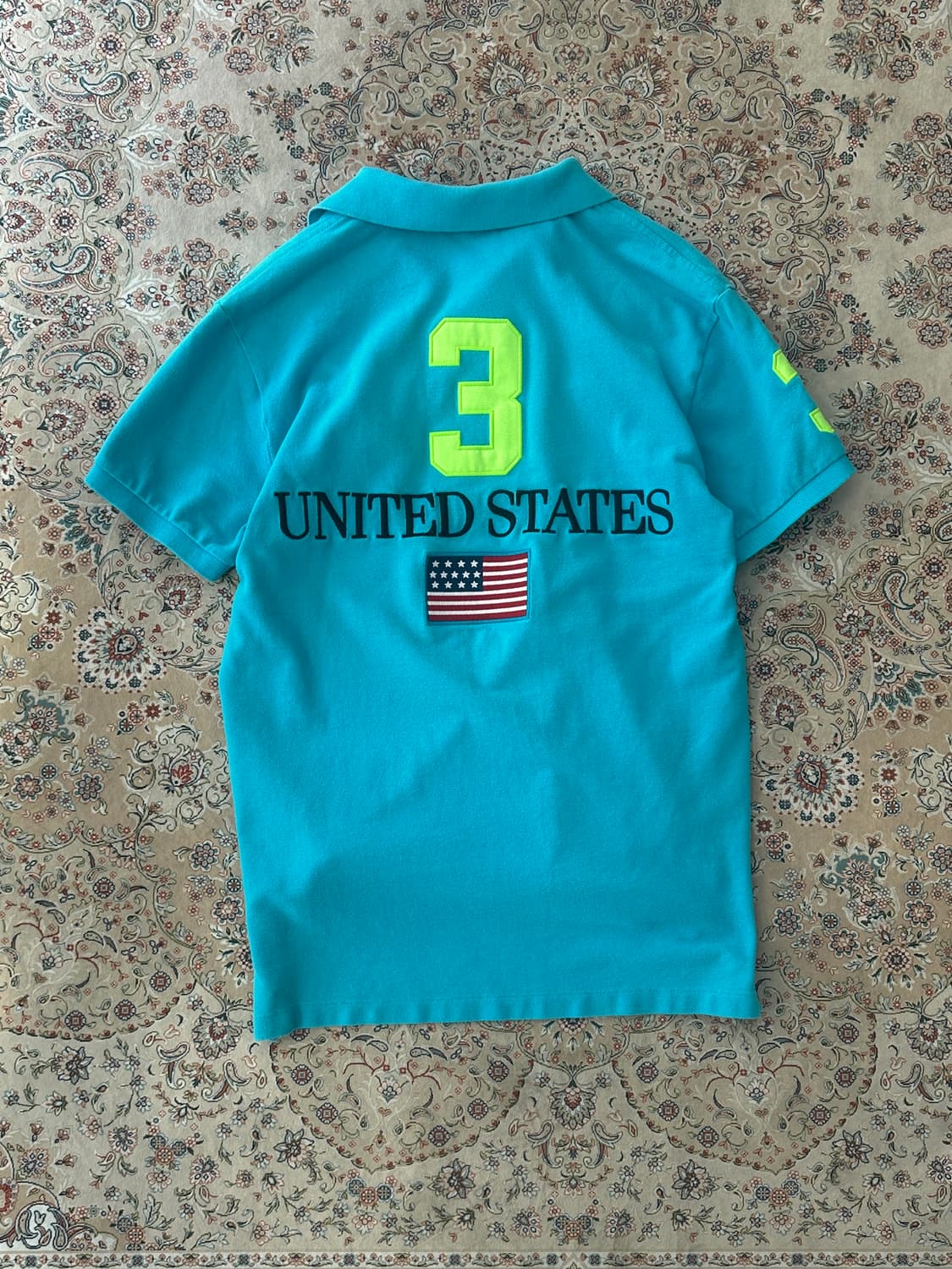 폴로 랄프로렌 USA 성조기 빅포니 카라티셔츠 상품이미지5