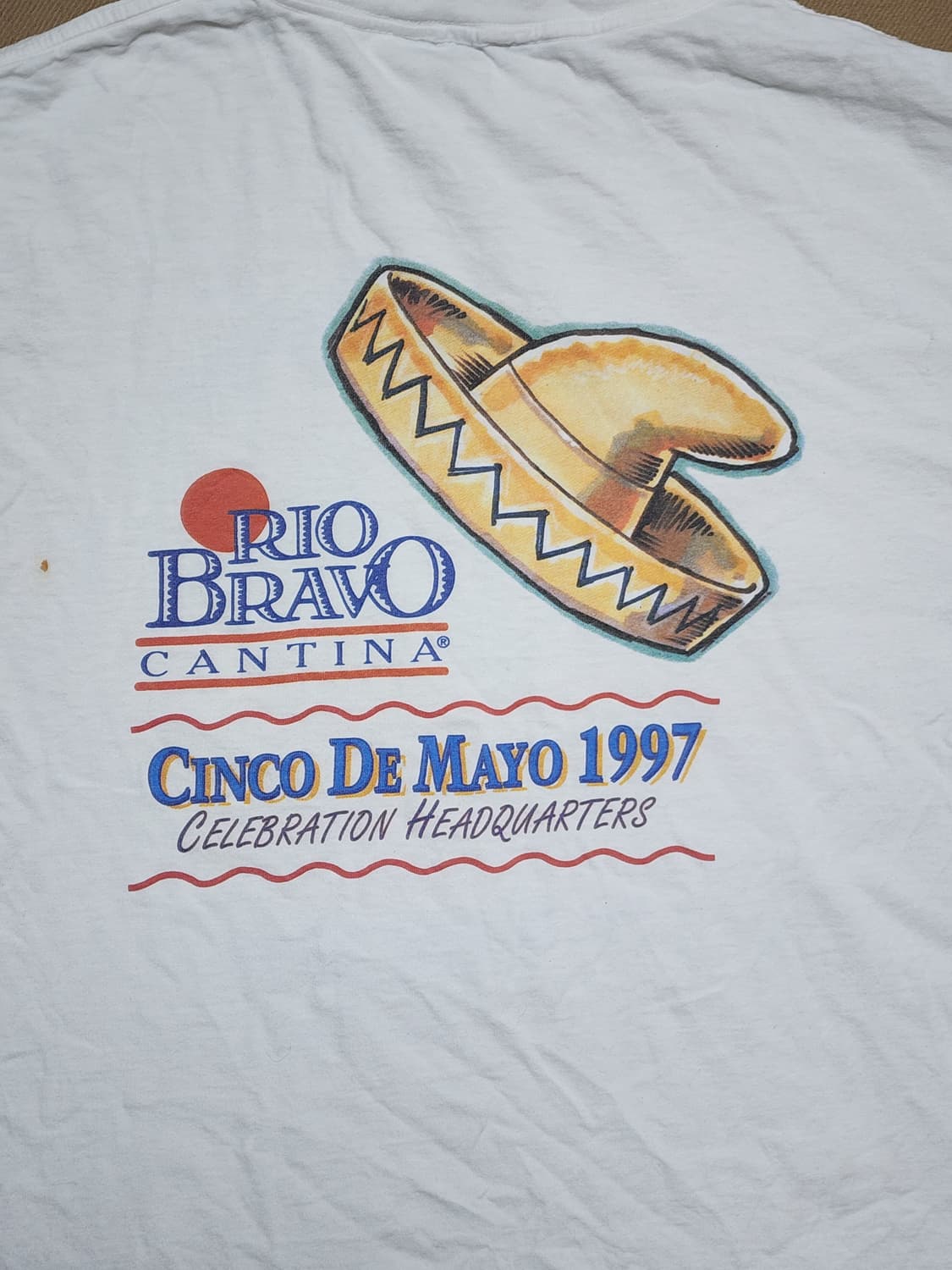 1997 Rio Bravo Cantina Cinco De Mayo 티셔츠 상품이미지4