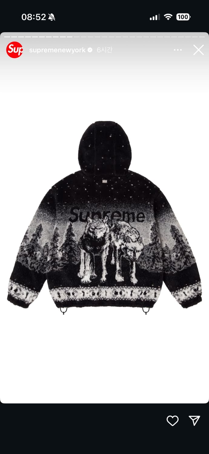 [삽니다] 슈프림 비비사이먼 플리스 자켓 블랙 혹은 퍼플 상품이미지2
