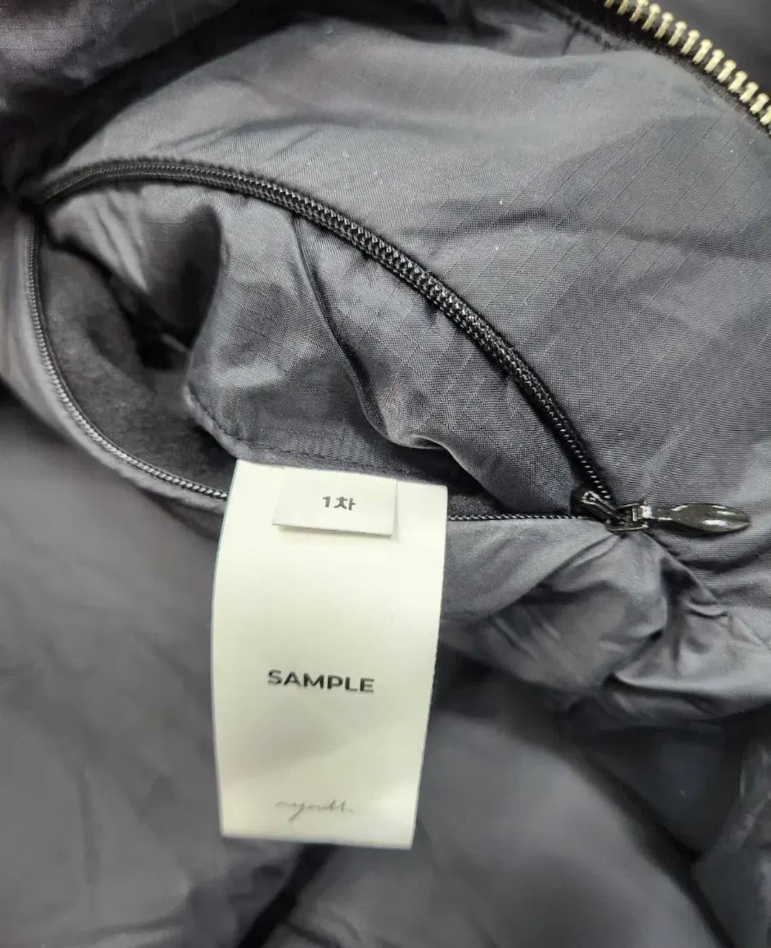 유스 크롭 푸퍼 패딩 샘플 상품이미지3