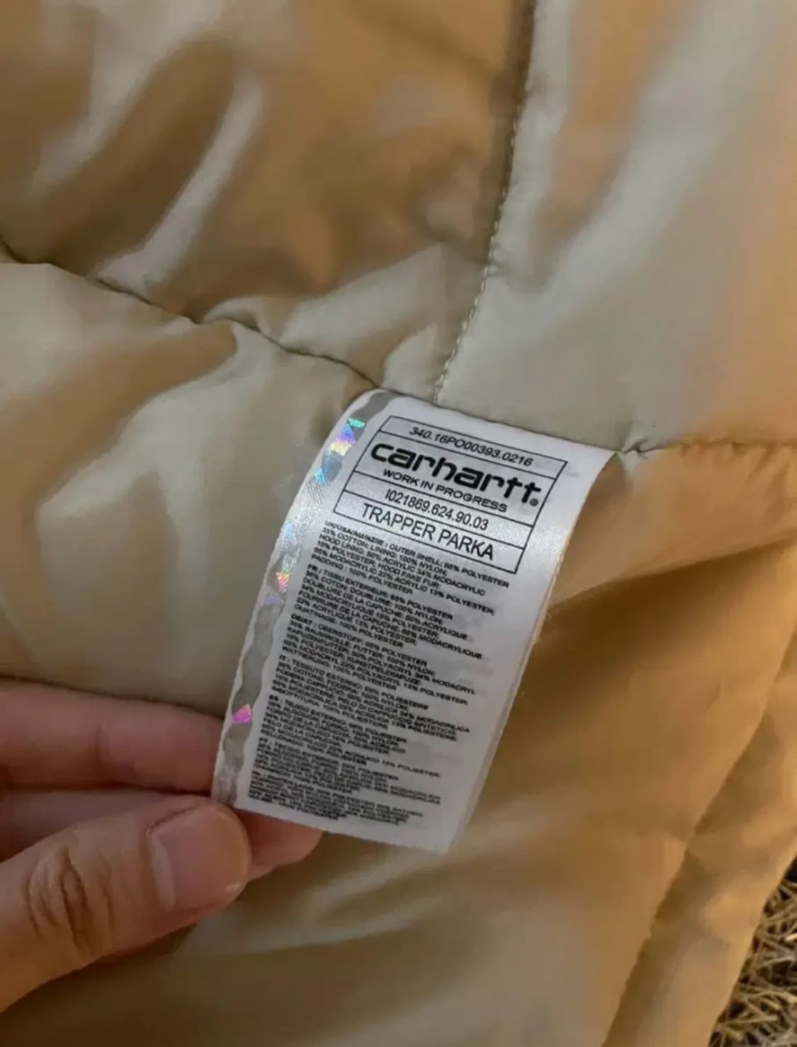 Carhartt WIP 칼하트 윕 트래퍼 파카 L 상품이미지4