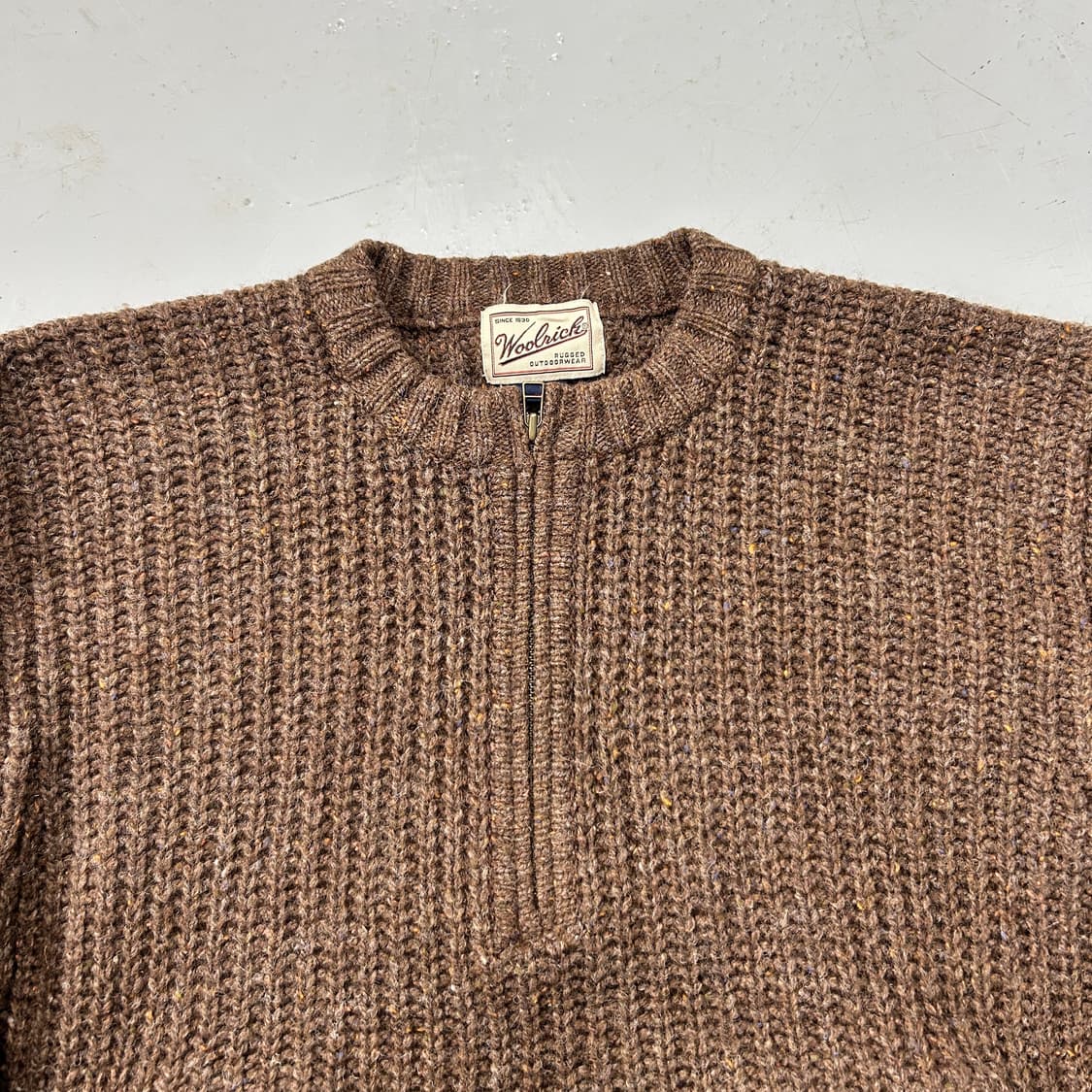 00s 울리치 엘보패치 울 하프집업  상품이미지2