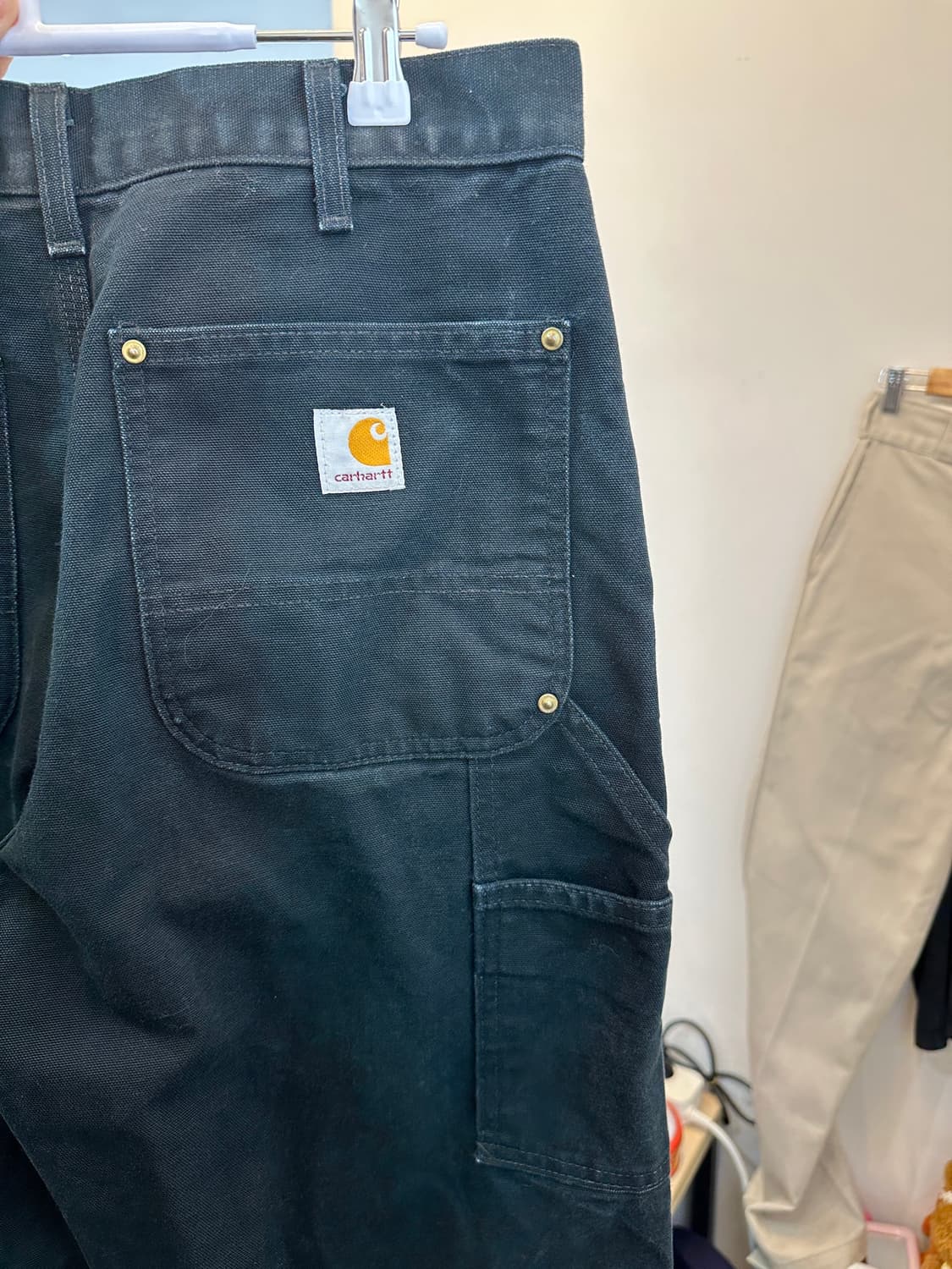 07s 칼하트 더블니 블랙 32x30 상품이미지3