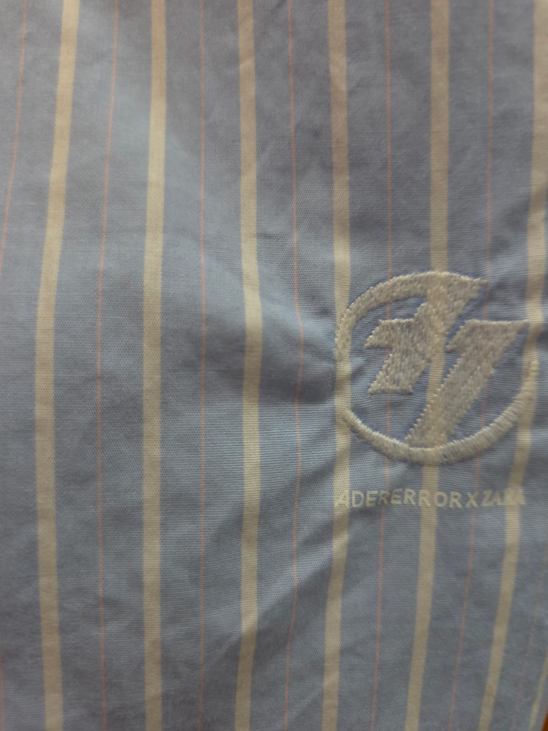 XS 자라X아더애러 스트라이프 포플린 셔츠 상품이미지5