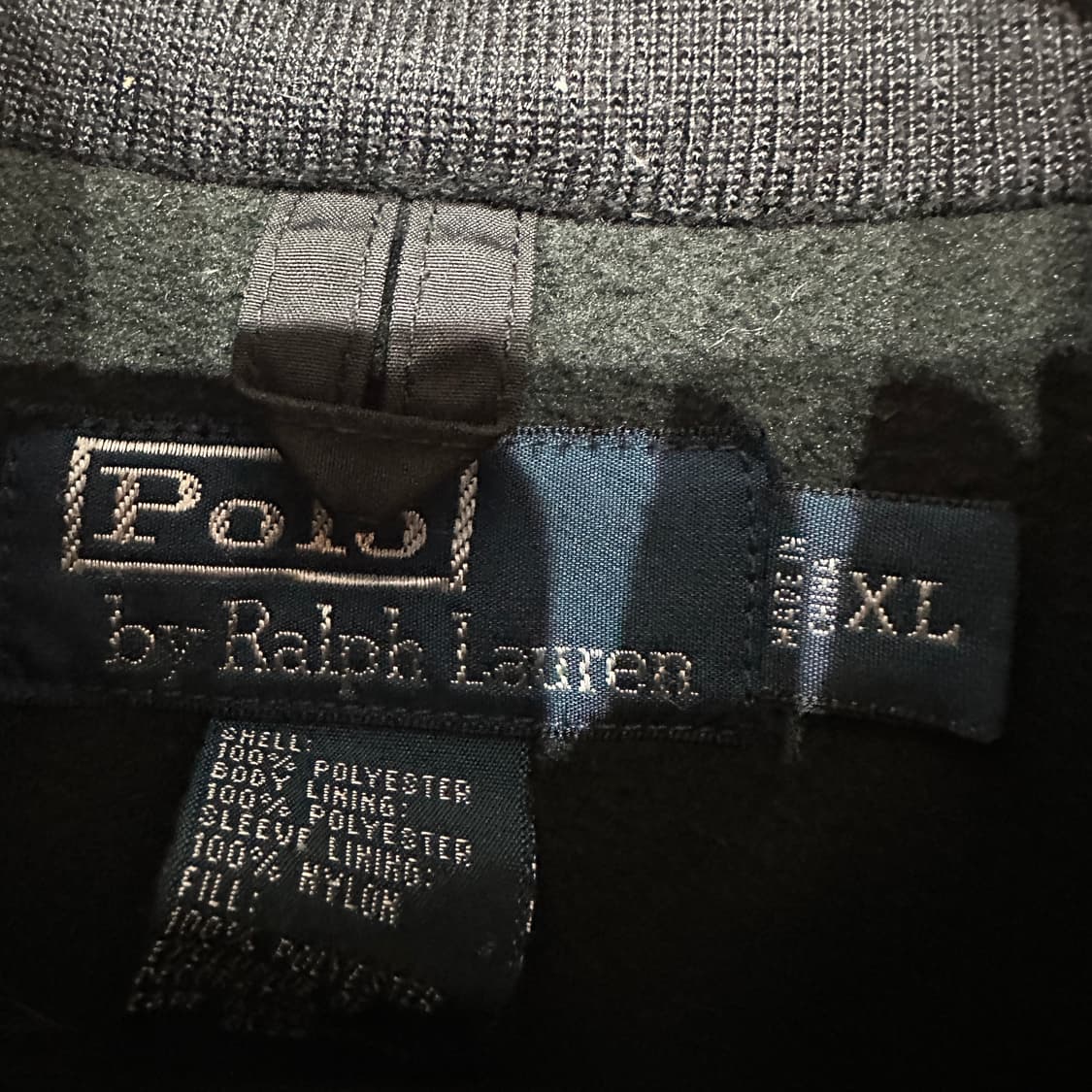 폴로랄프로렌 누빔 점퍼 블루종 XL 상품이미지3