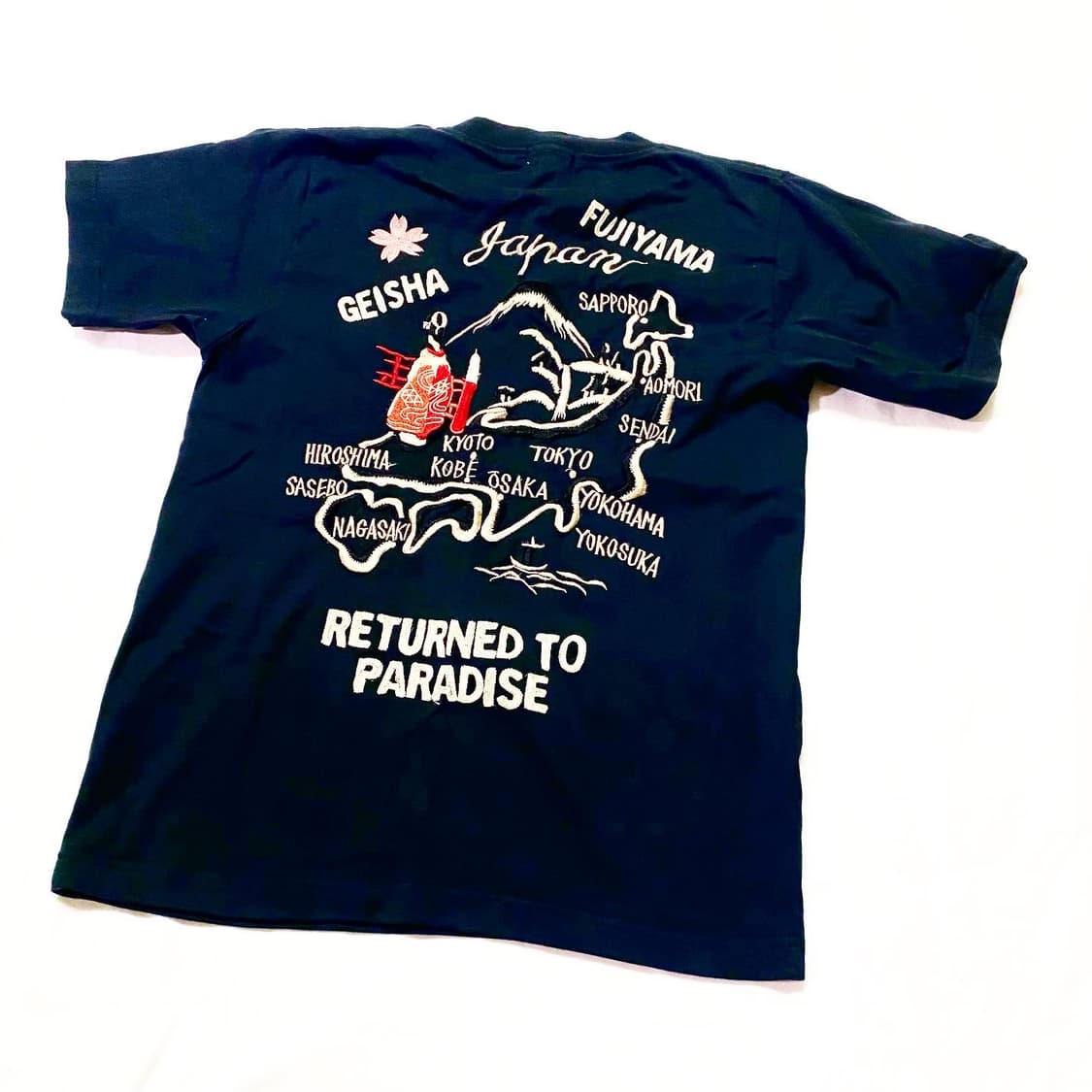 빔즈 - 체인 스티치 자수 티셔츠 상품이미지1