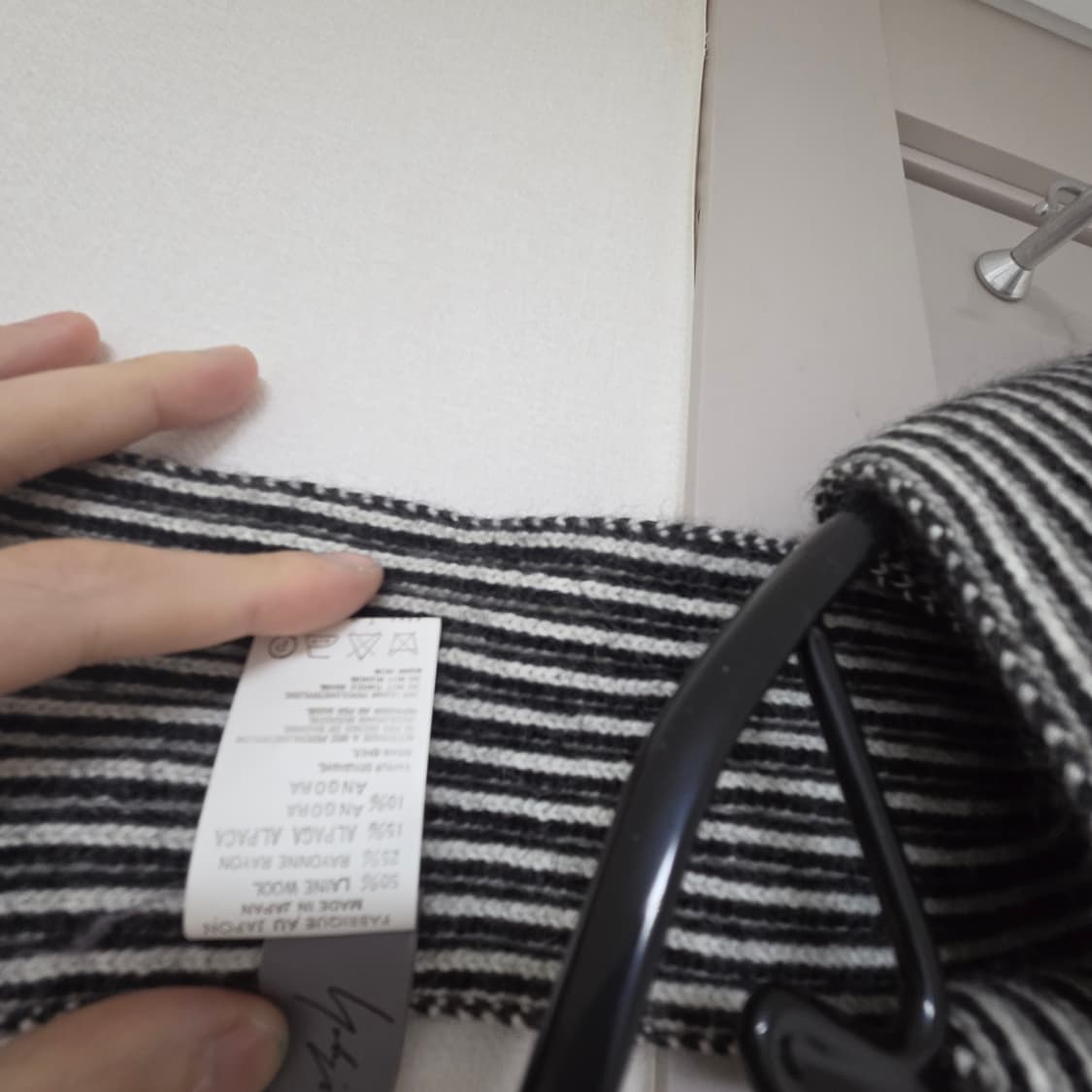 요지야마모토 뿌르옴므 00s 하운즈투스 머플러 상품이미지3