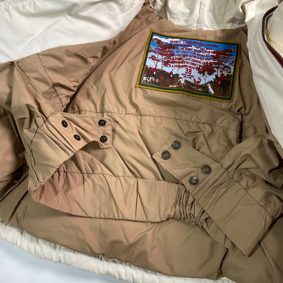 디스퀘어드2 크롭 다운 파카 상품이미지5