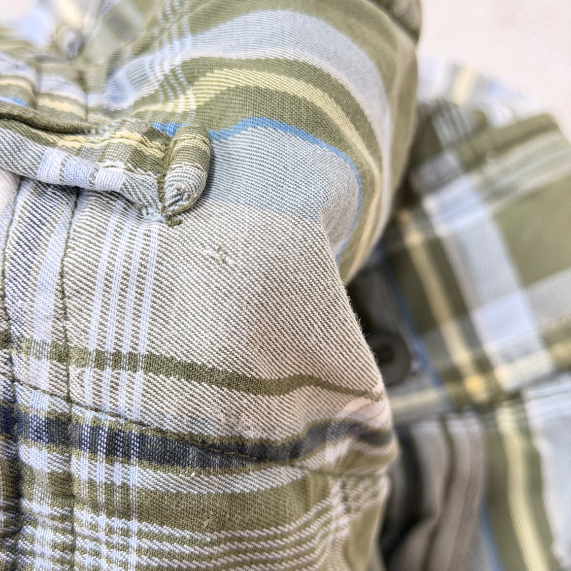 홀리스터 빈티지 Y2K 체크 카고 포켓 반바지 30 상품이미지5