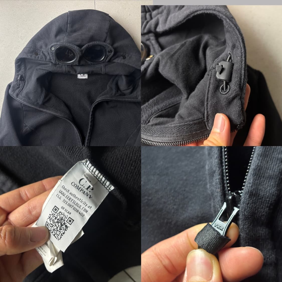 Cp컴퍼니 고글 후드집업  상품이미지2