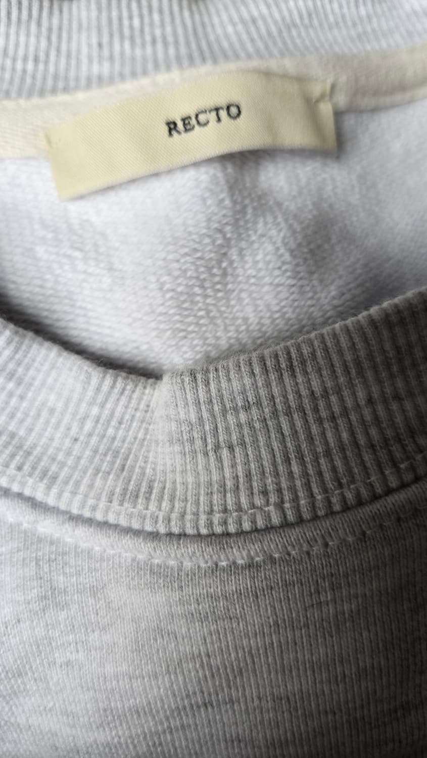 렉토 크롭 맨투맨 상품이미지7