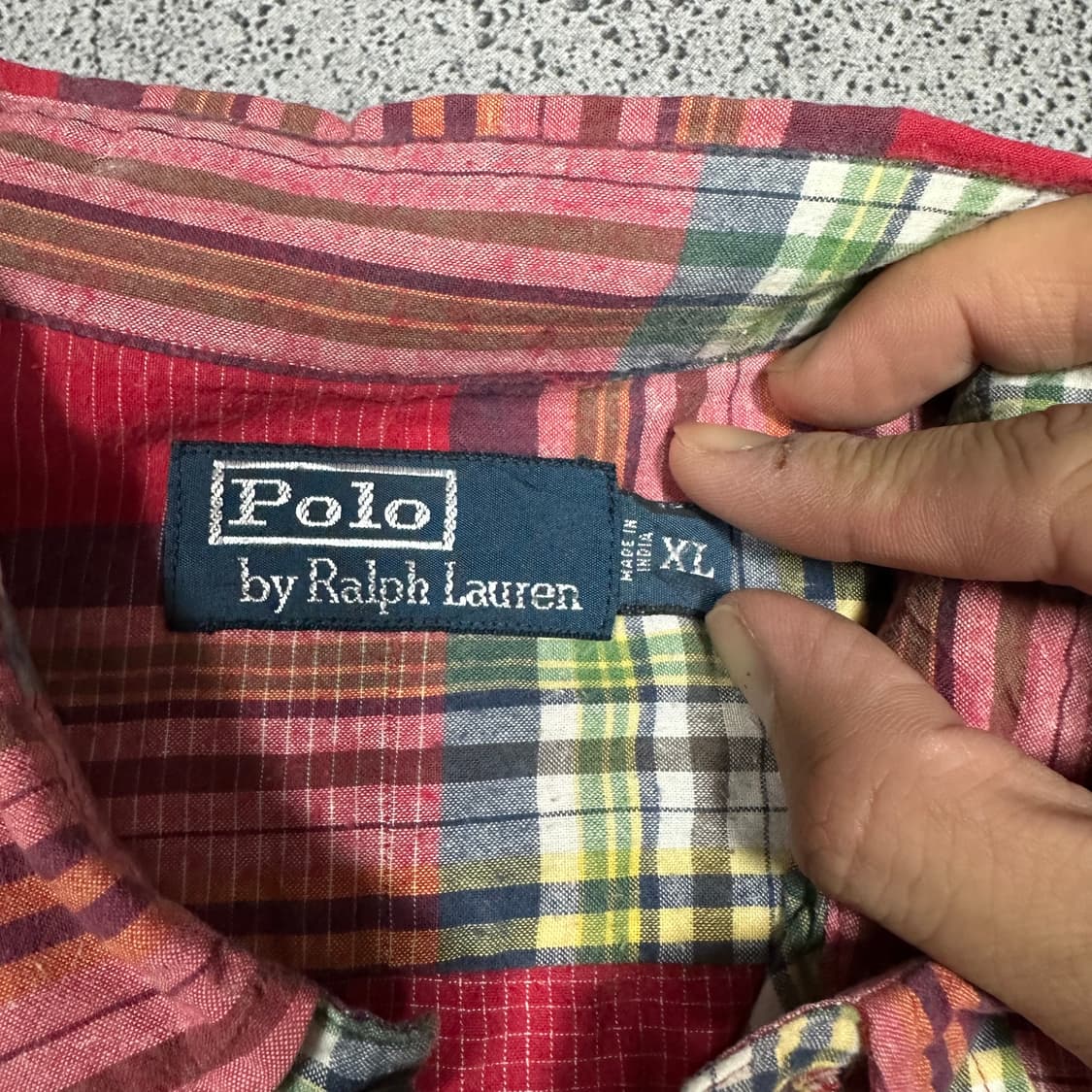 ✨ (바배) 폴로 랄프로렌 체크 패턴 셔츠 상품이미지3