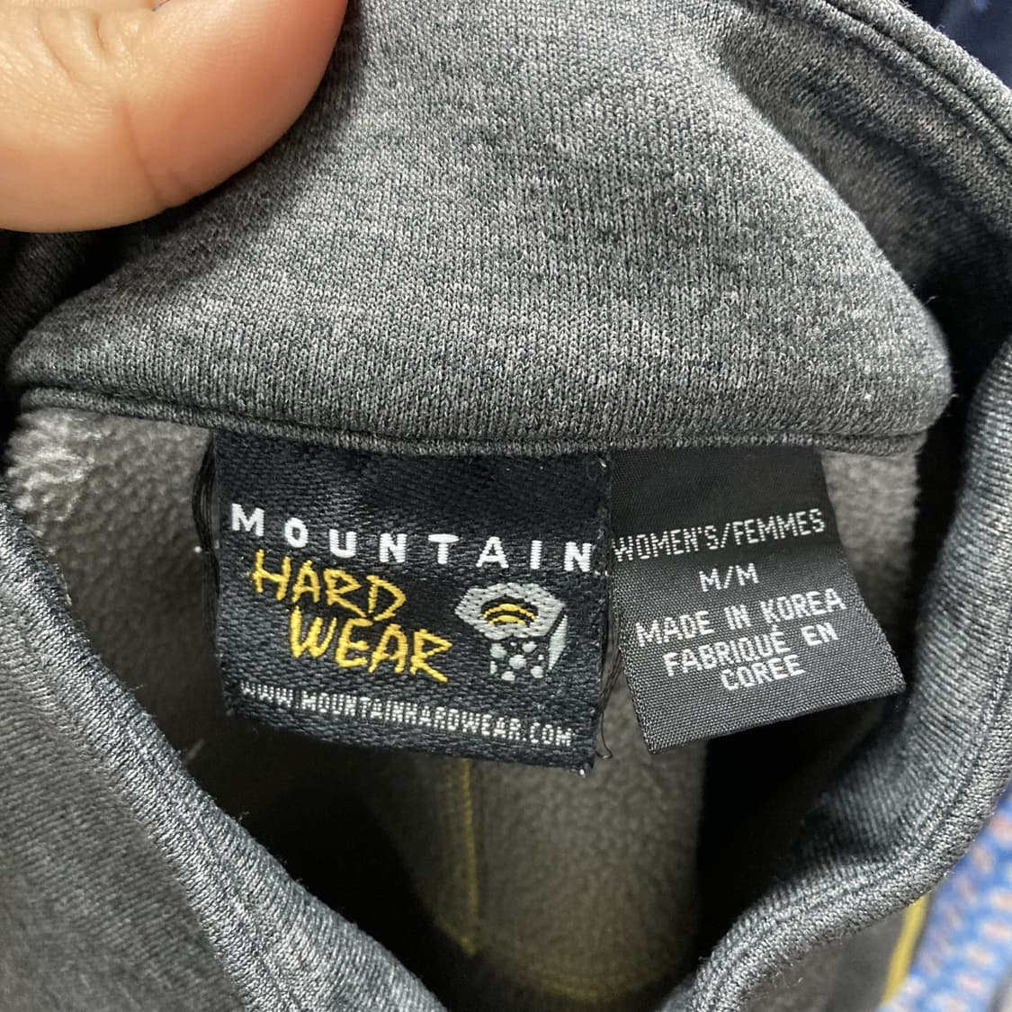 마운틴하드웨어 여성등산기모티셔츠 그레이 M 상품이미지4