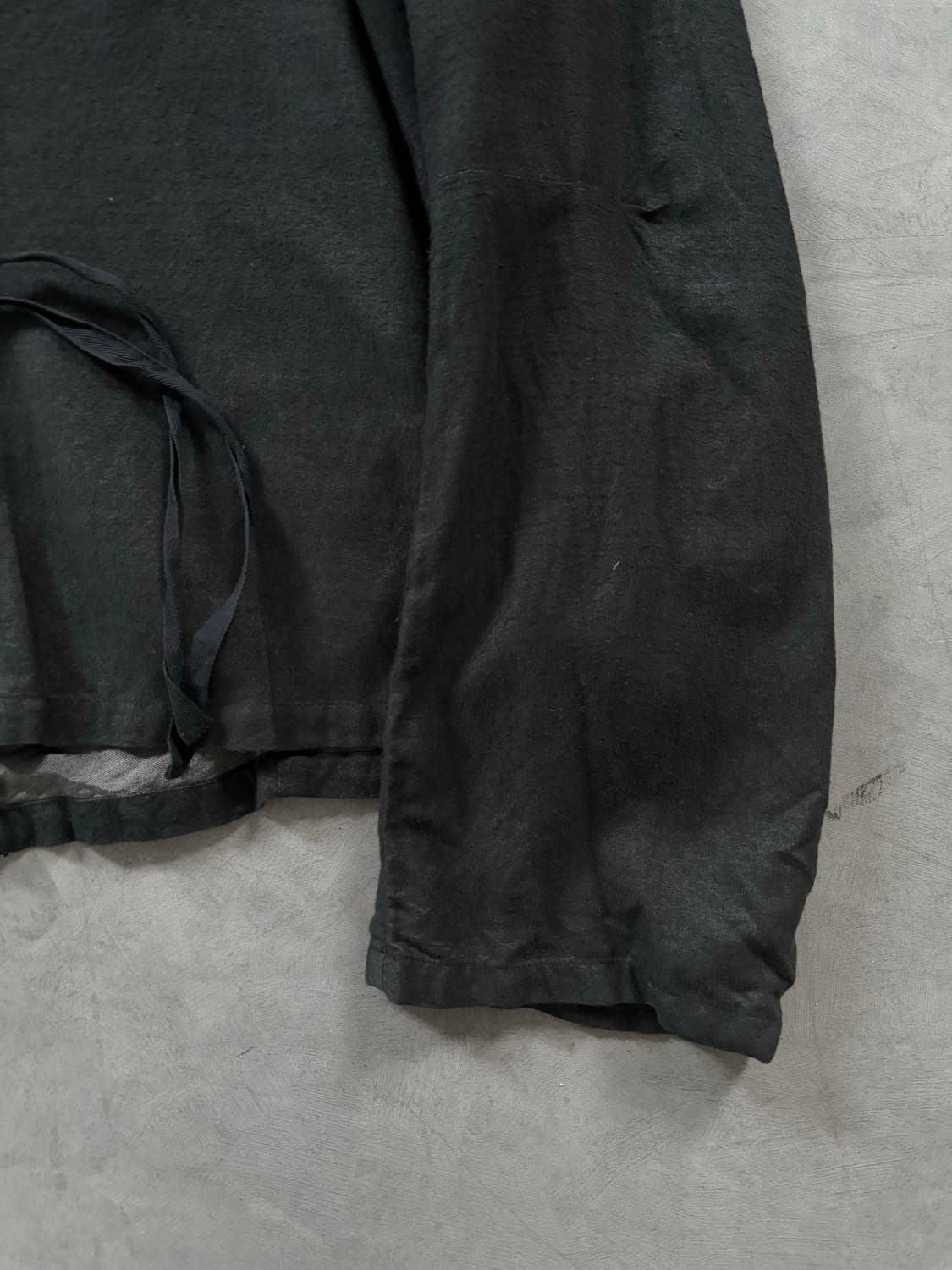 Ann Demeulemeester 앤 드뮐미스터 차콜 브이넥 롱슬리브 상품이미지6