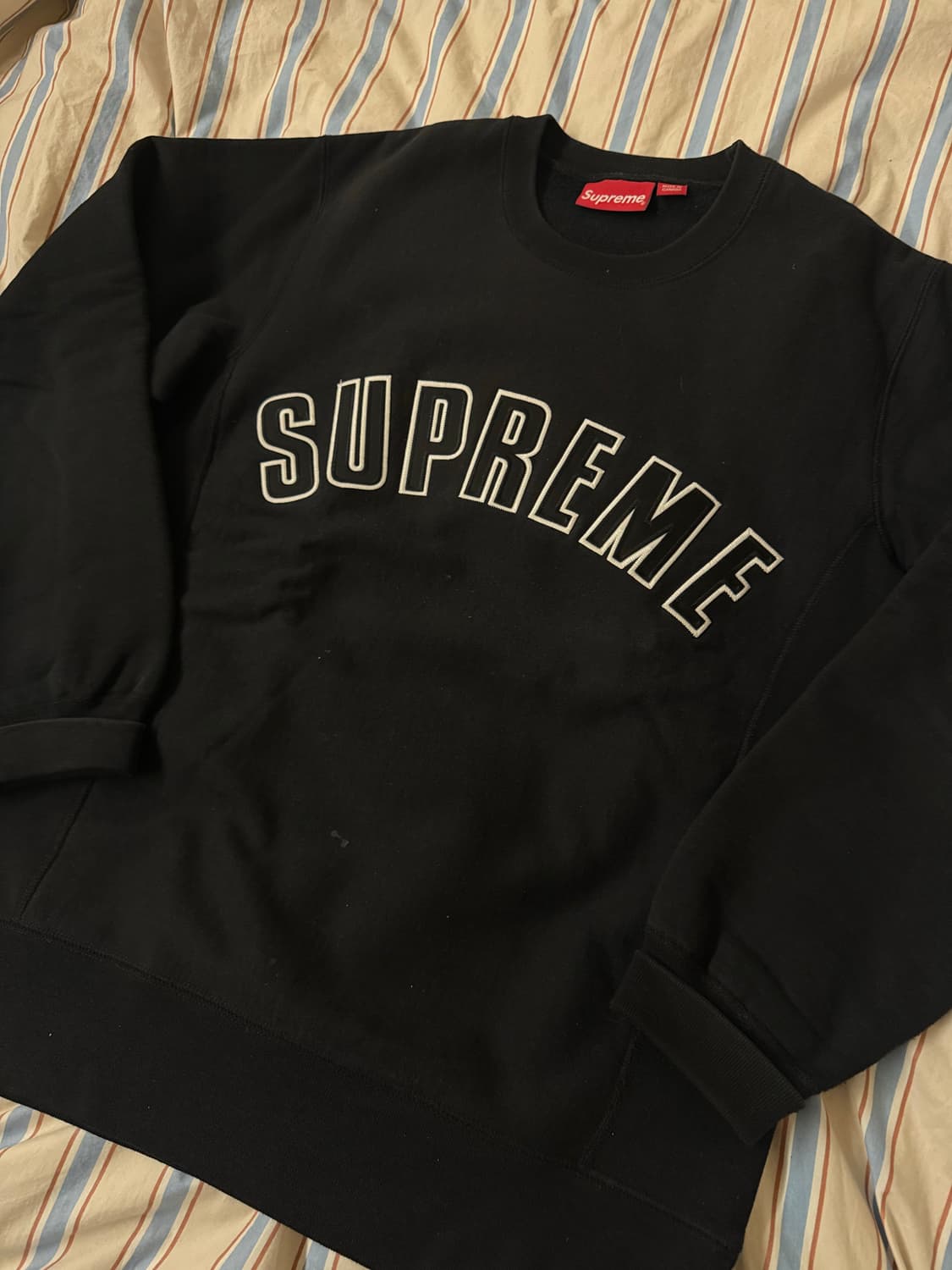 슈프림 아치로고 크루넥 M 상품이미지1