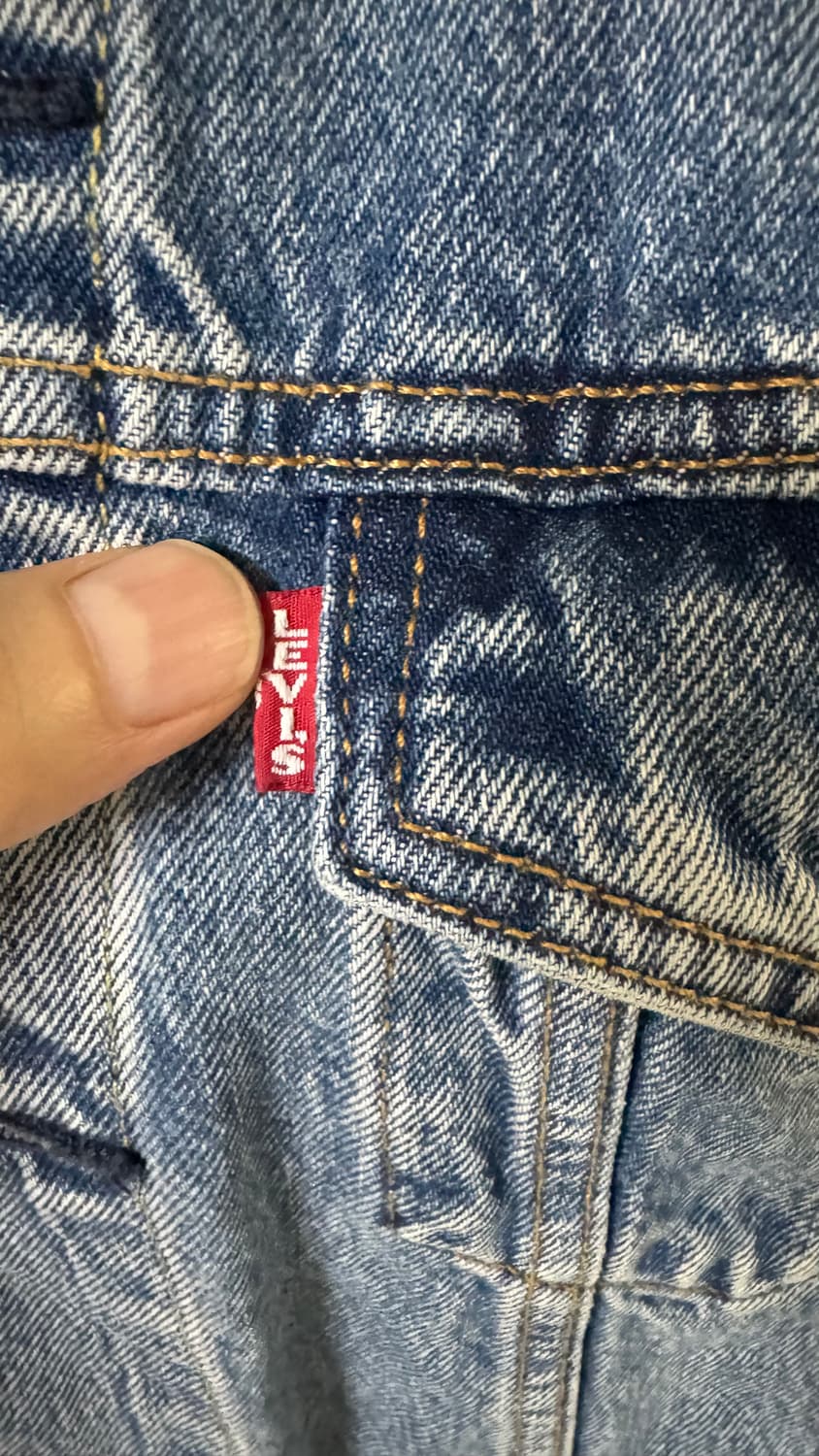 리바이스 연청 데님 트러커 청자켓 L 상품이미지3