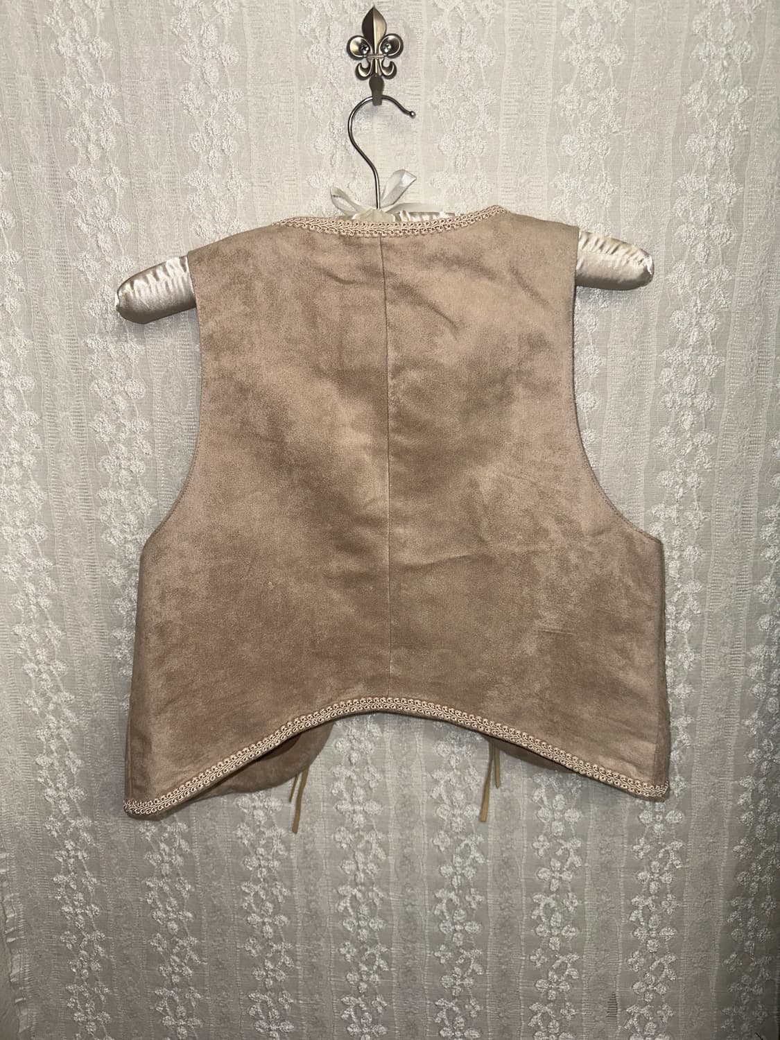 japan vtg 스웨이드 레이스 베스트 상품이미지4
