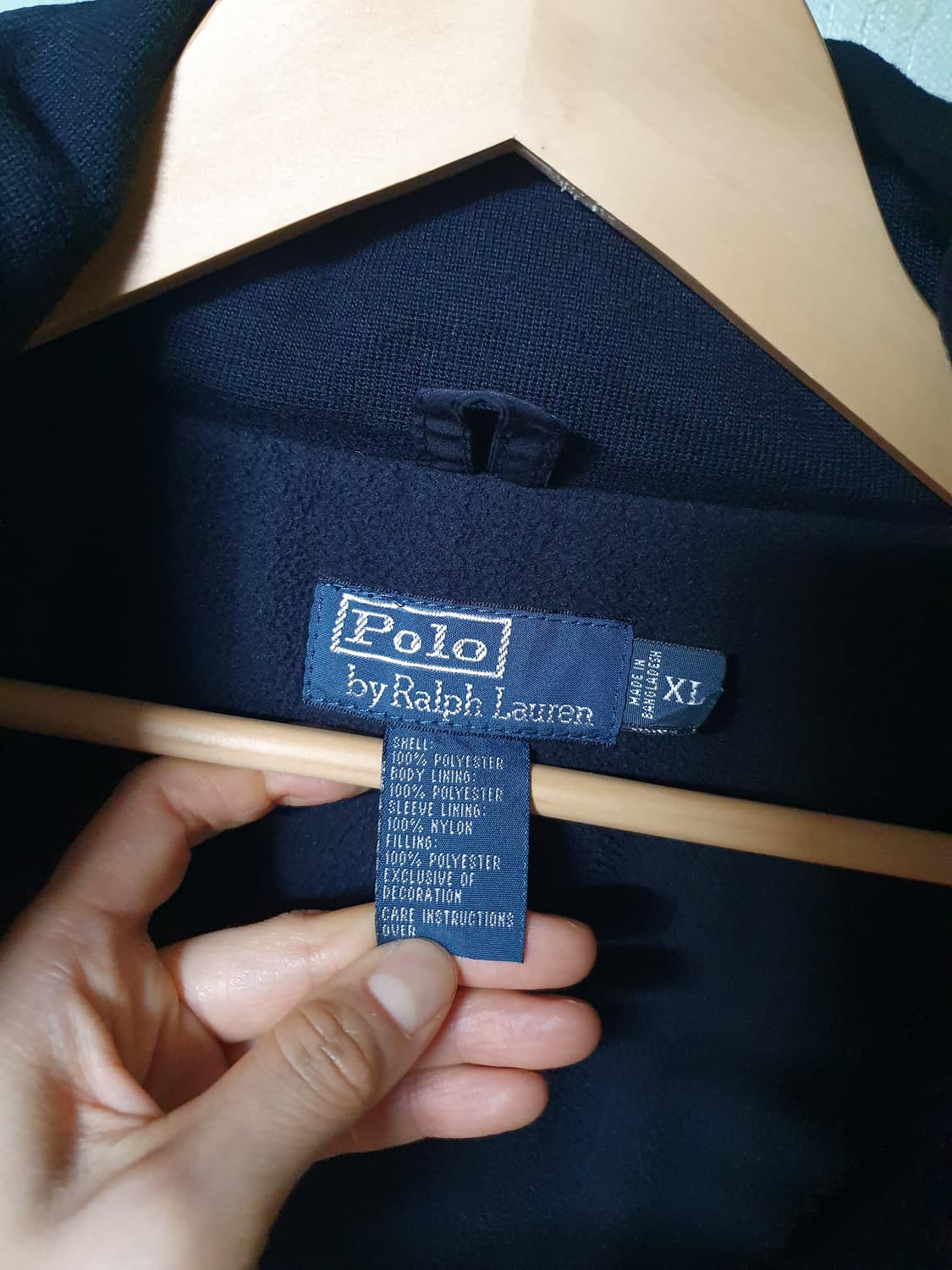 폴로랄프로렌 기모 블루종 자켓 XL 상품이미지7