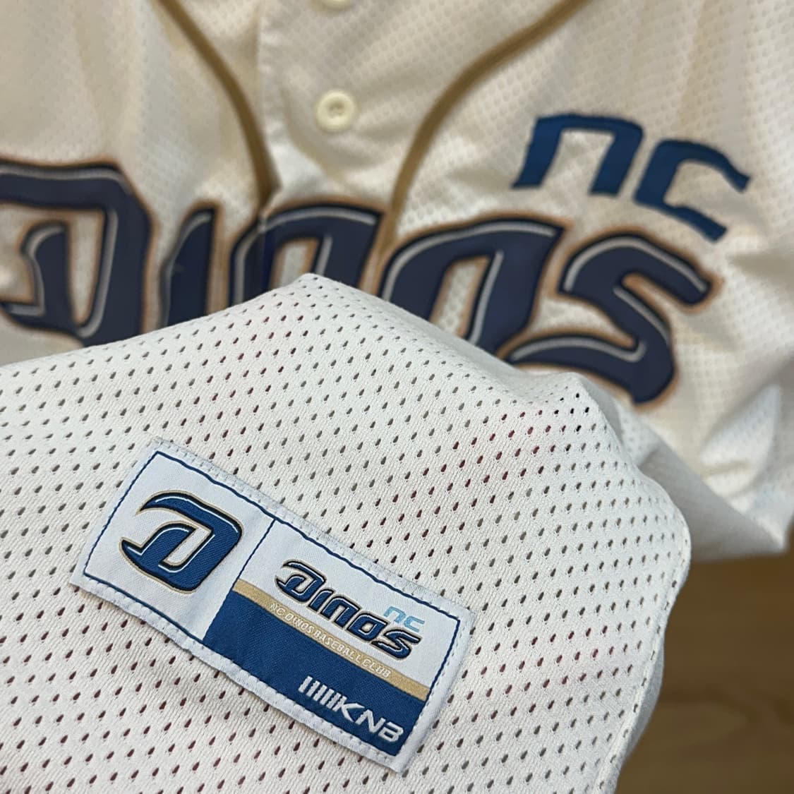 NC 다이노스 야구 유니폼 화이트 상품이미지4