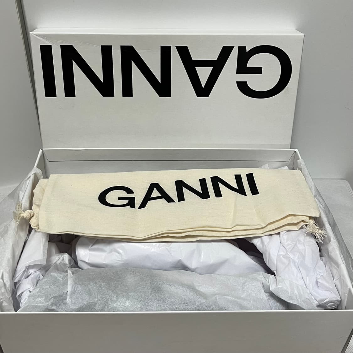 [37,38,39]가니 GANNI 25ss 레이스업 발레리나 슈즈/블랙 상품이미지4