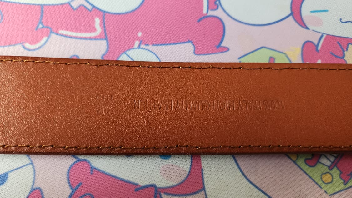 이태리 통가죽 위빙 벨트 브라운 상품이미지7