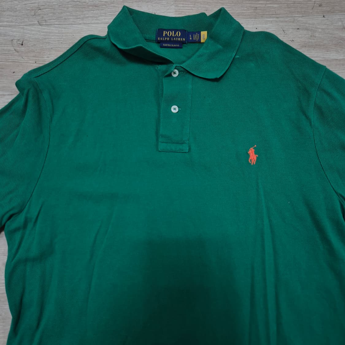 폴로 랄프로렌 스몰포니 커스텀 슬림핏 반팔 카라티 L(100) 상품이미지2