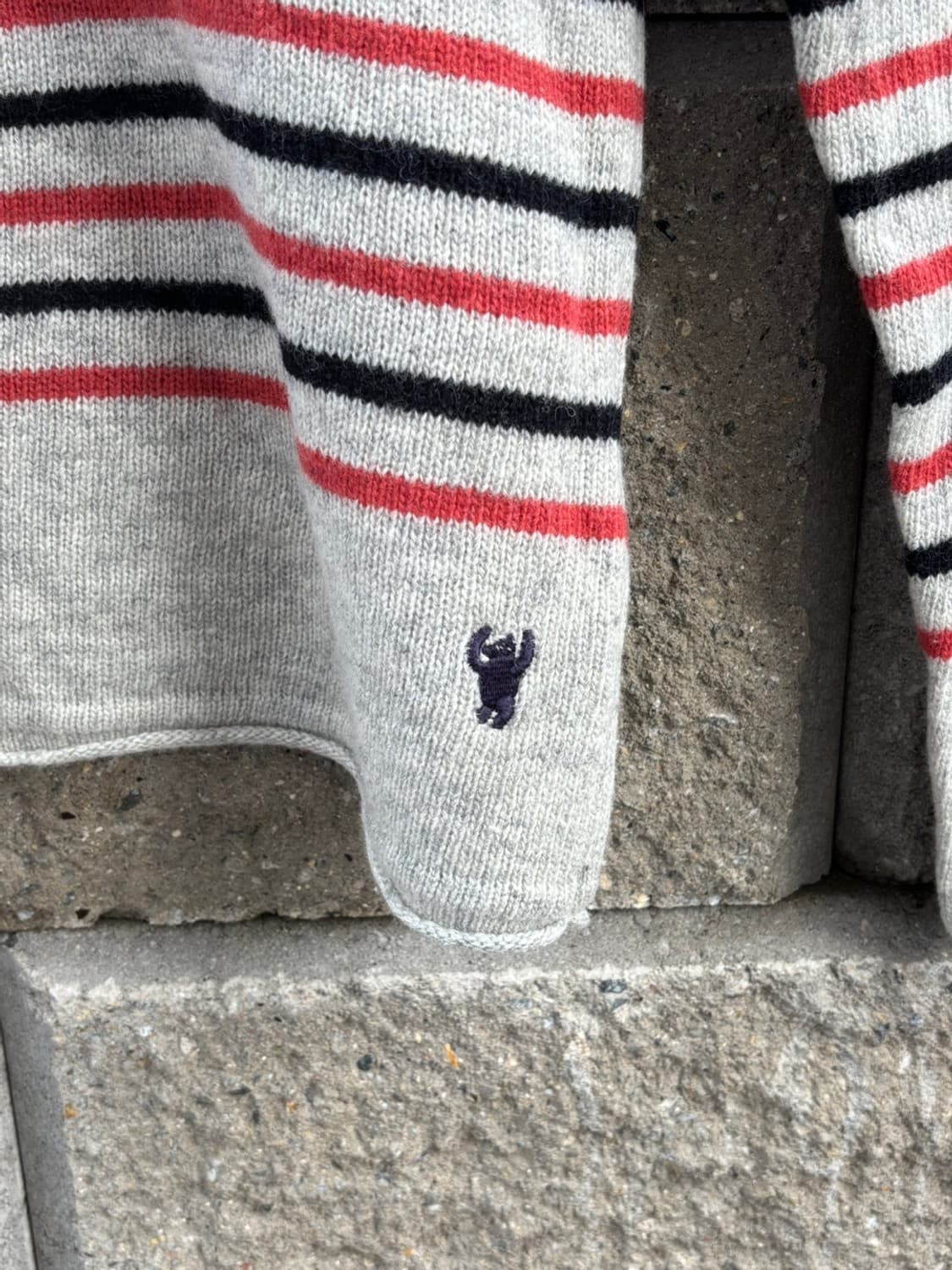 Light Gray Stripe Knit 상품이미지4