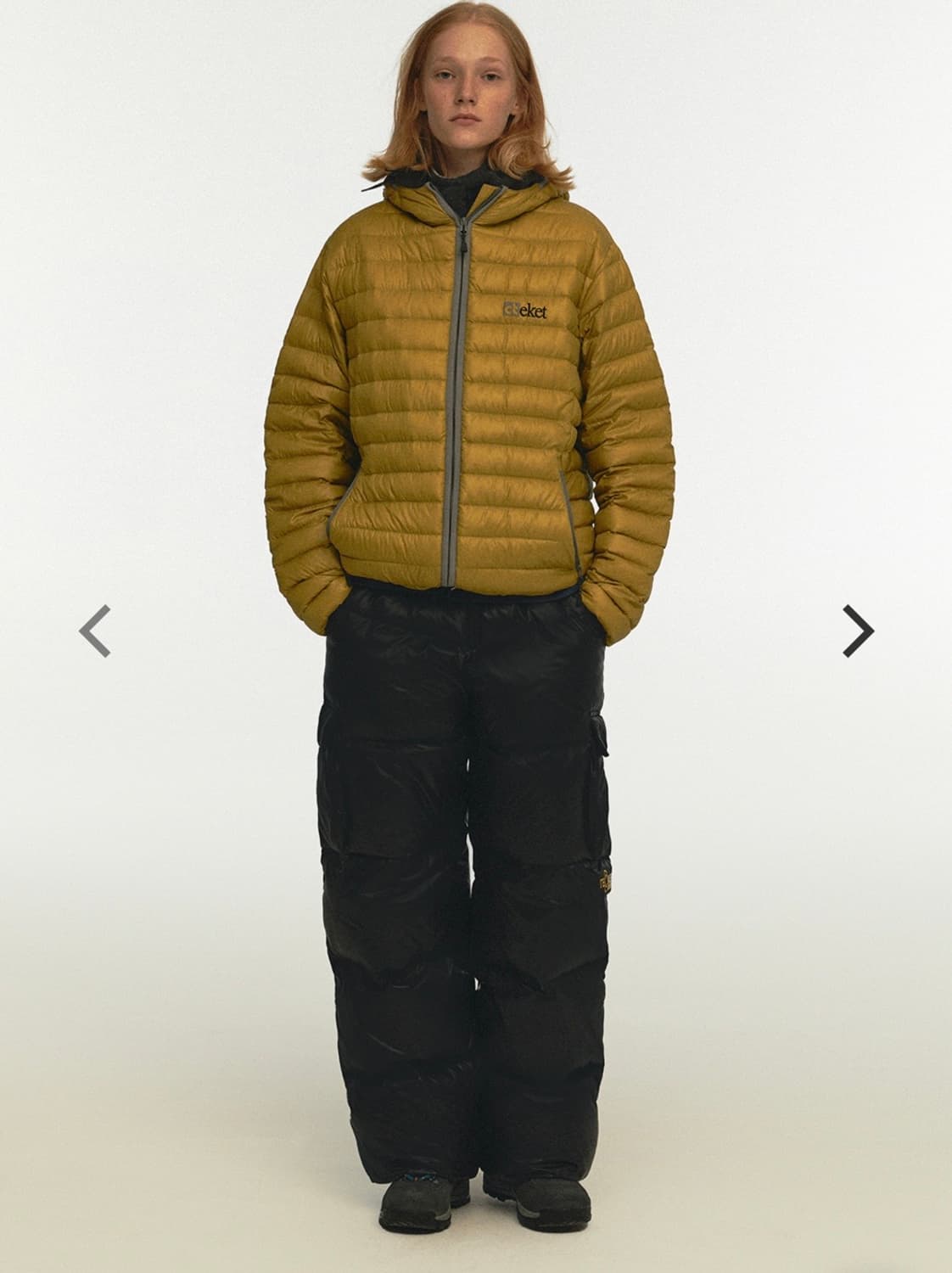 PLAN LIGHTWEIGHT DOWN JACKET YELLOW 상품이미지4
