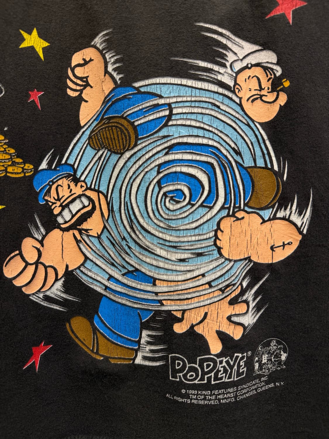 90s USA 빈티지 뽀빠이 반팔 티셔츠 상품이미지7