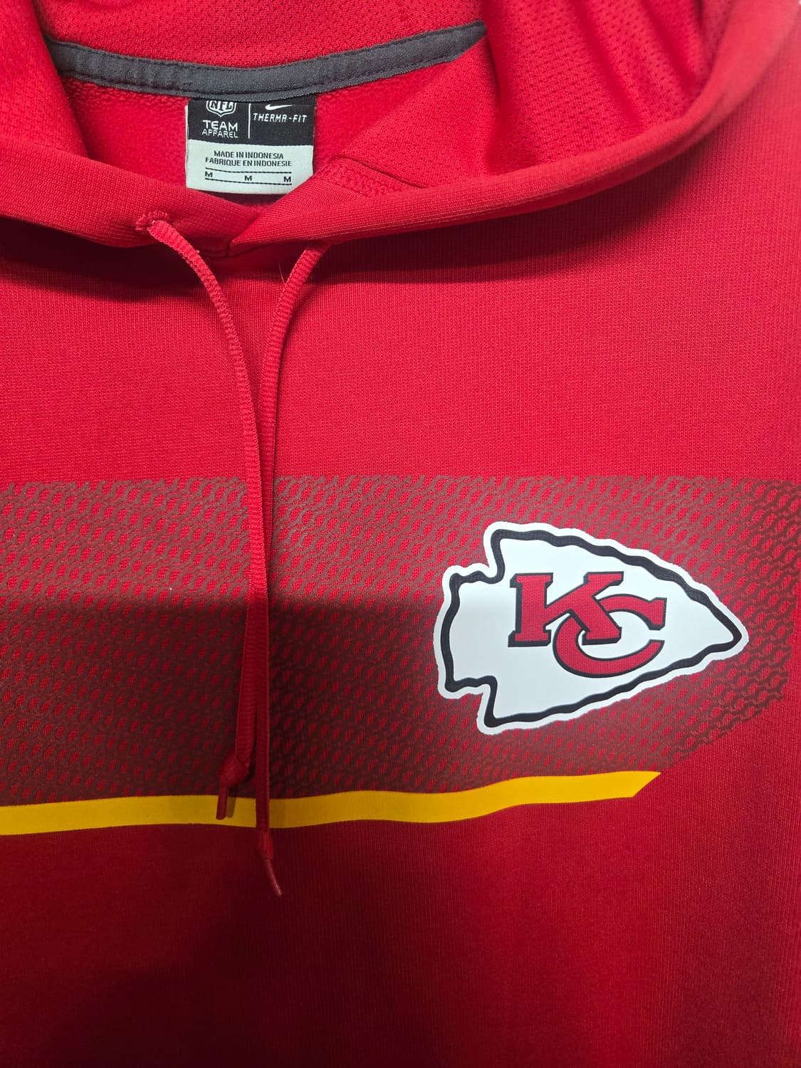 나이키  캔자스시티 치프스 디펜더 도트 폴리플리스 풀오버 후드티M 상품이미지3