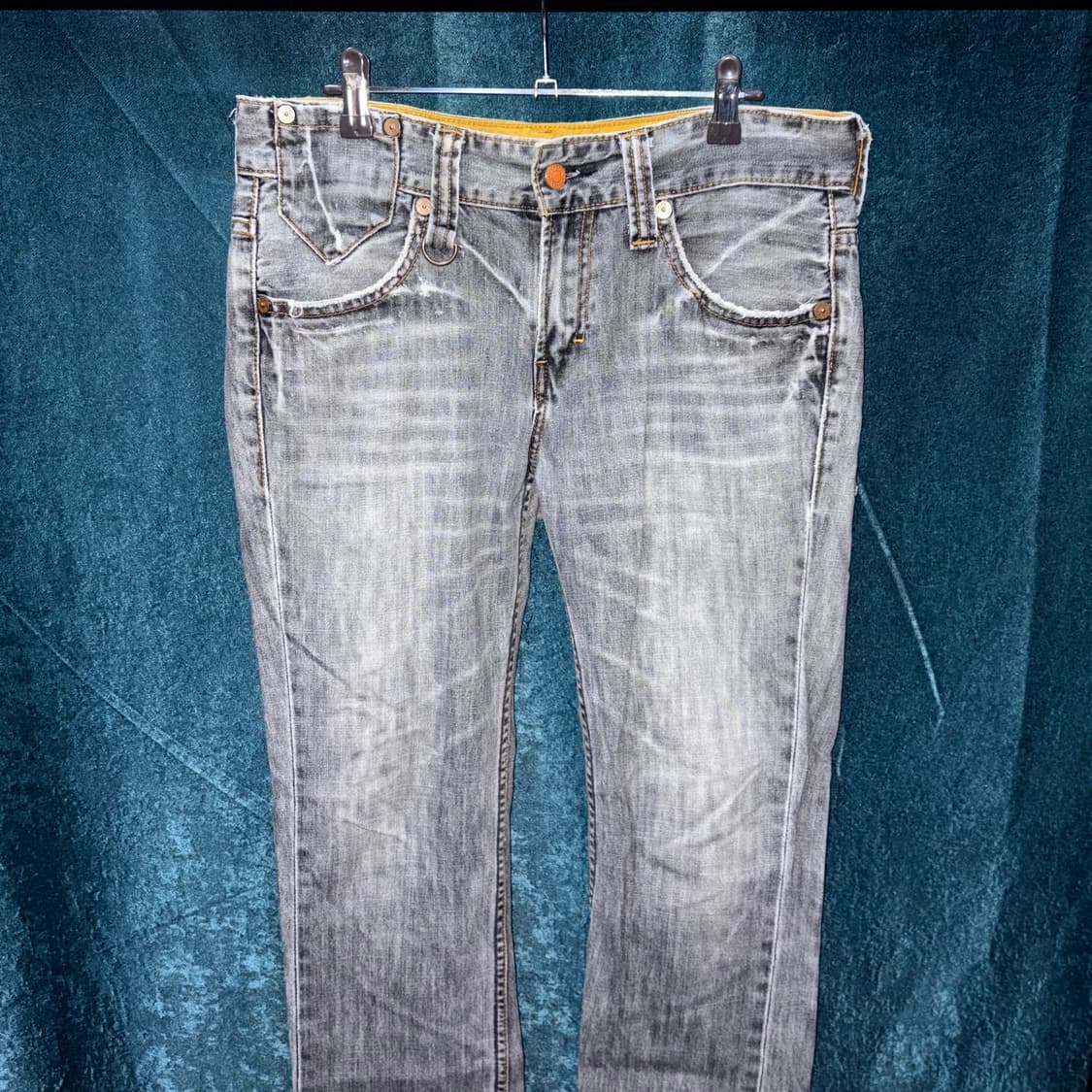 (32) 90s 리바이스 522A 웨스턴 그레이 진 상품이미지2