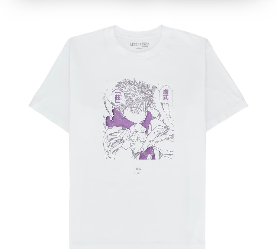 [S,M,L,XL] 유니클로 주술회전 고죠 티셔츠 상품이미지2